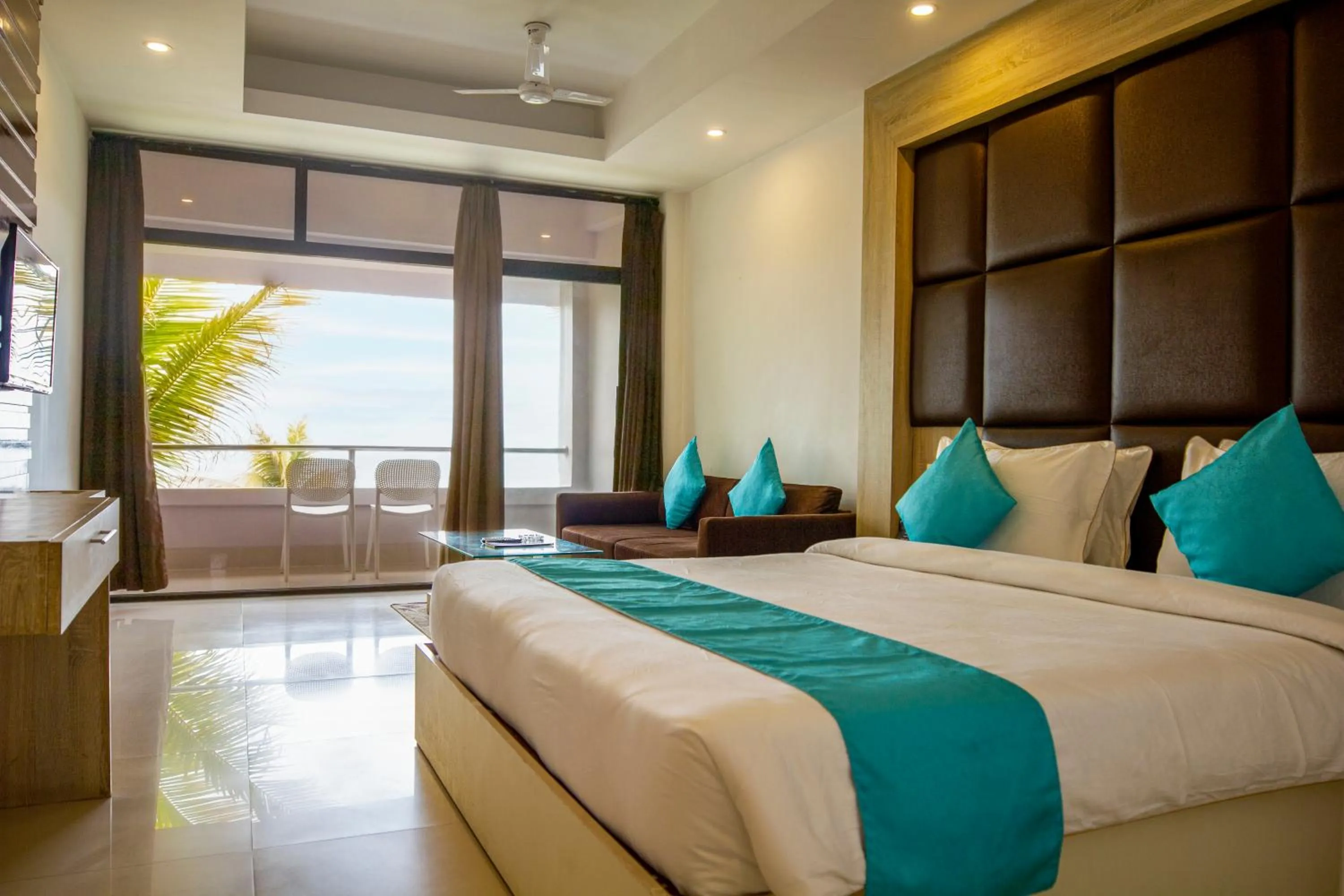 Bedroom, Bed in Hotel Sonar Bangla Mandarmoni