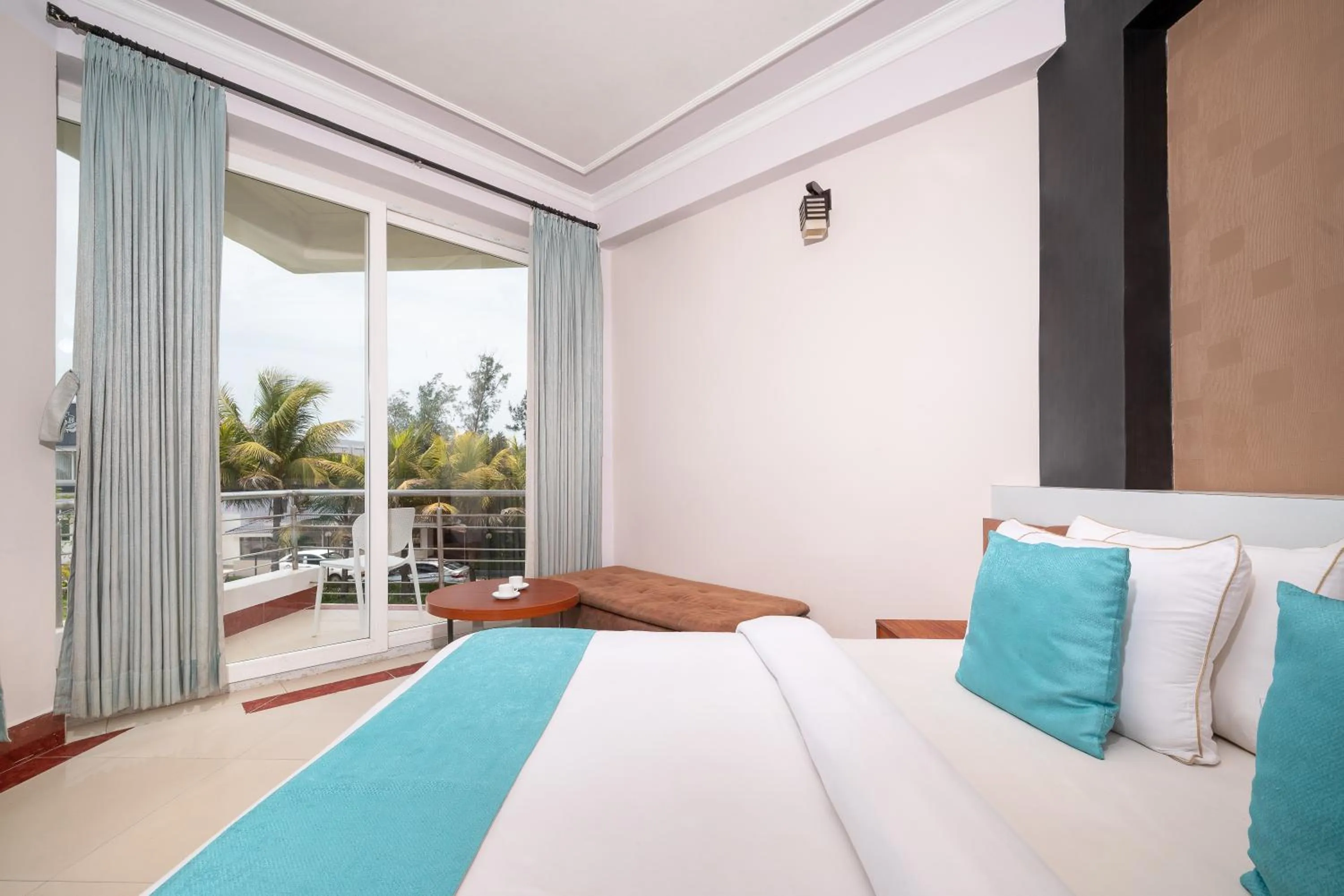 Bed in Hotel Sonar Bangla Mandarmoni