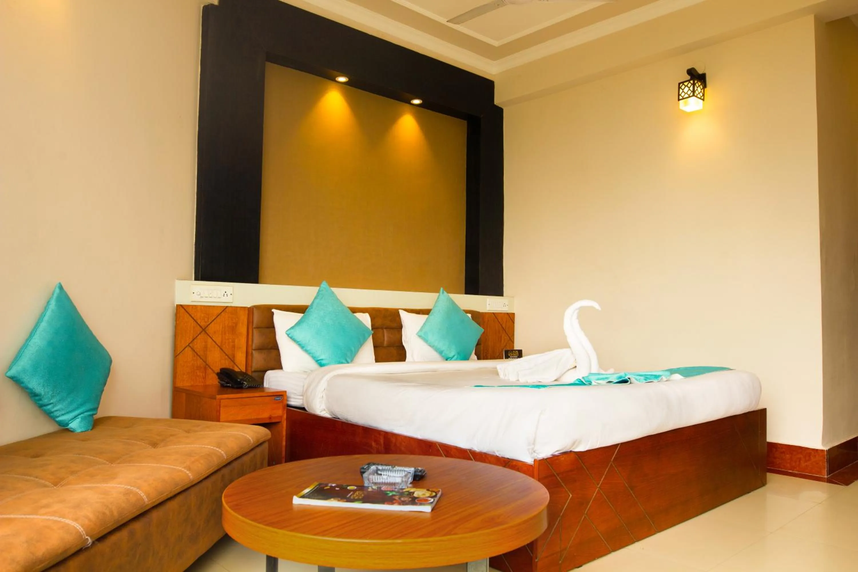 Bedroom, Bed in Hotel Sonar Bangla Mandarmoni