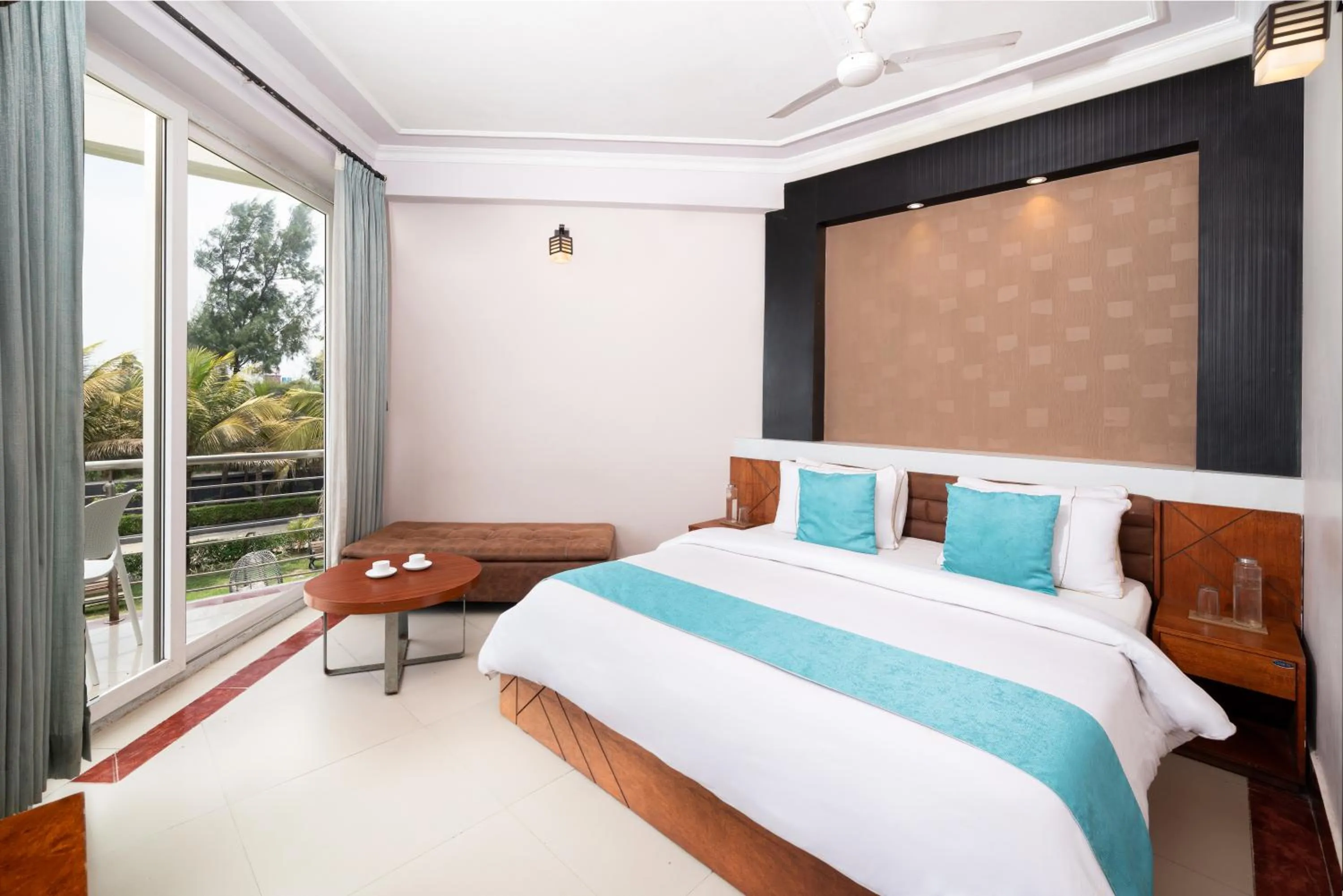 Bed in Hotel Sonar Bangla Mandarmoni