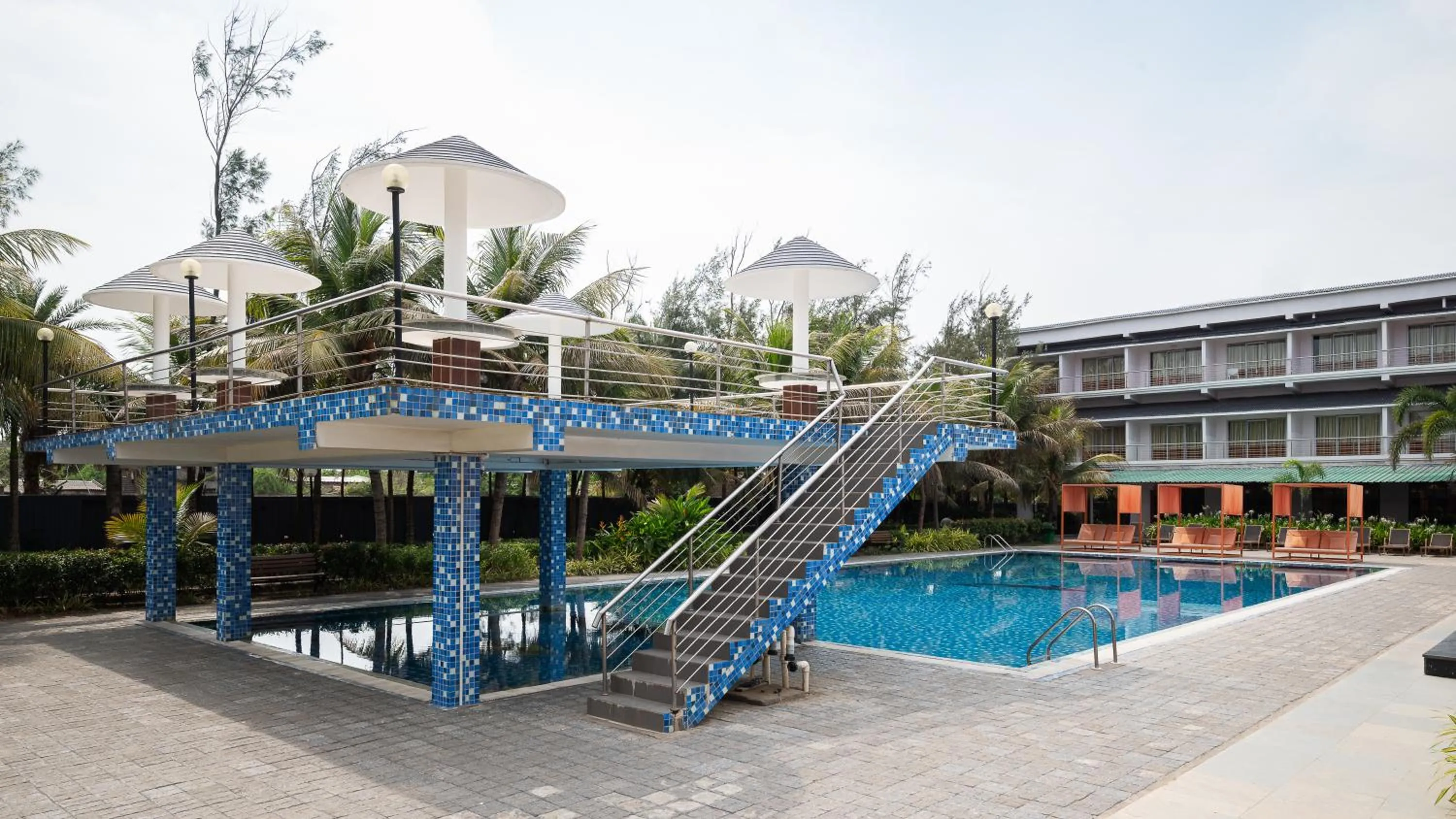 Swimming pool in Hotel Sonar Bangla Mandarmoni