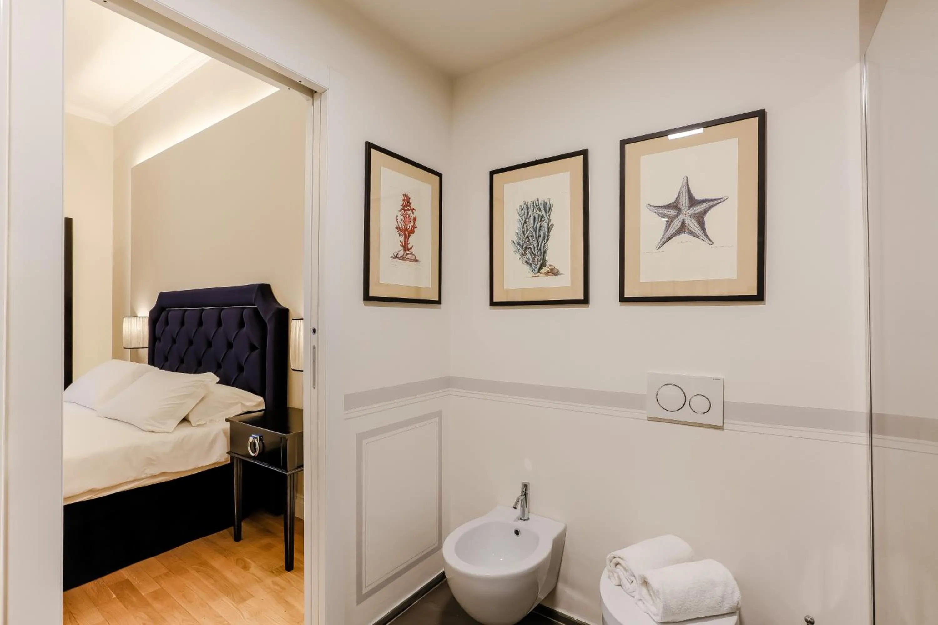 Toilet, Bed in Relais Tosinghi