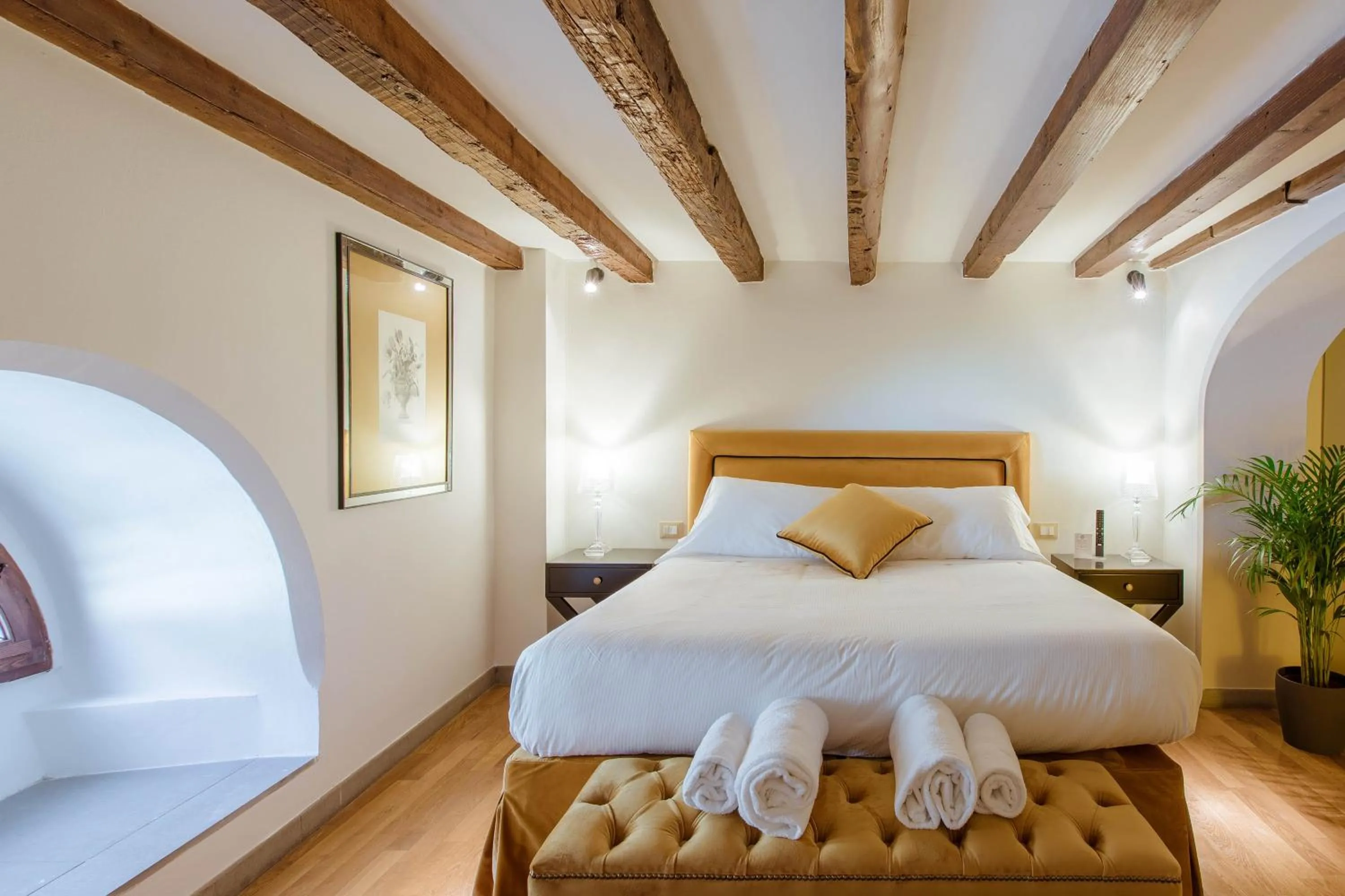 Bed in Relais Tosinghi