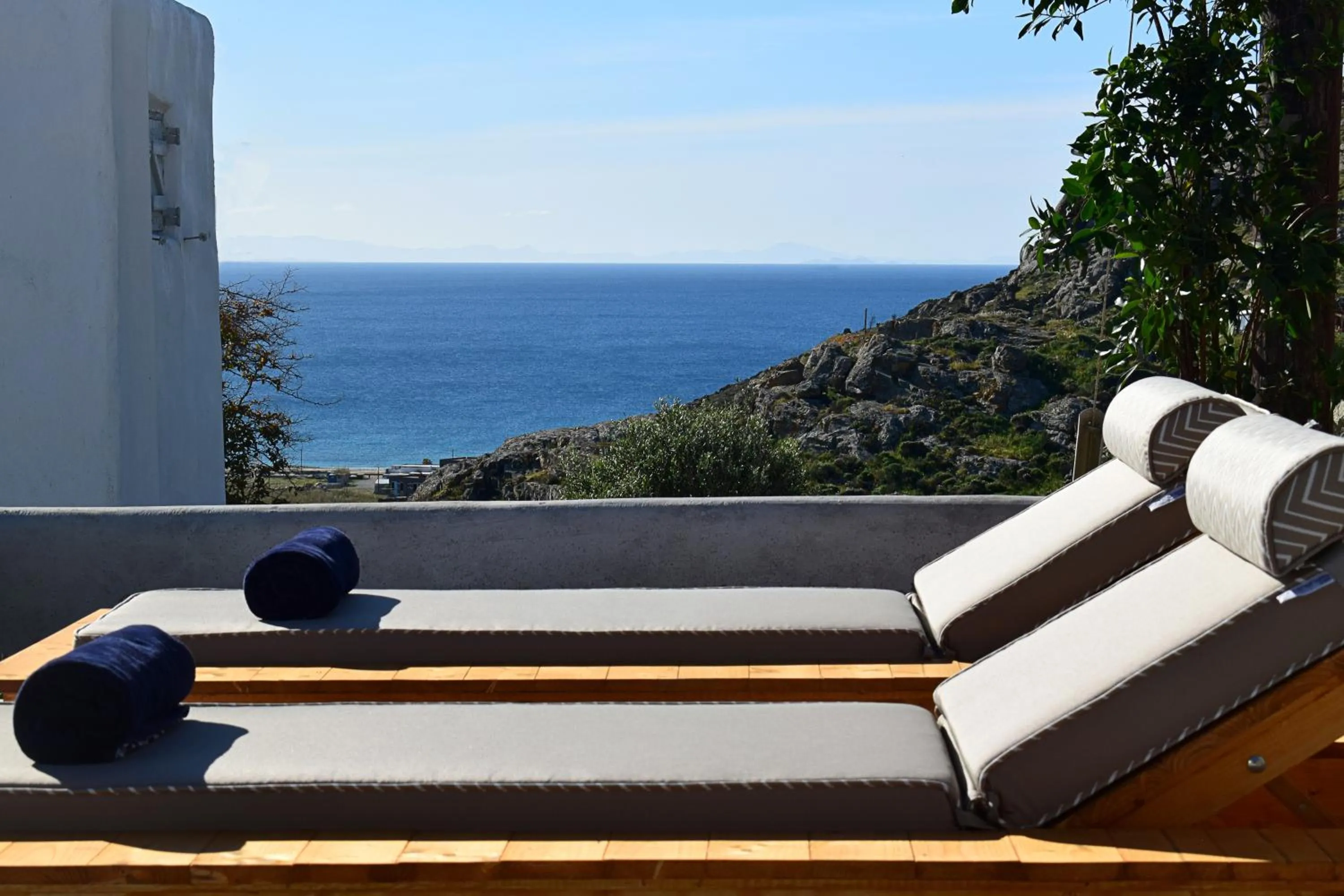 Pool view in Livadi House