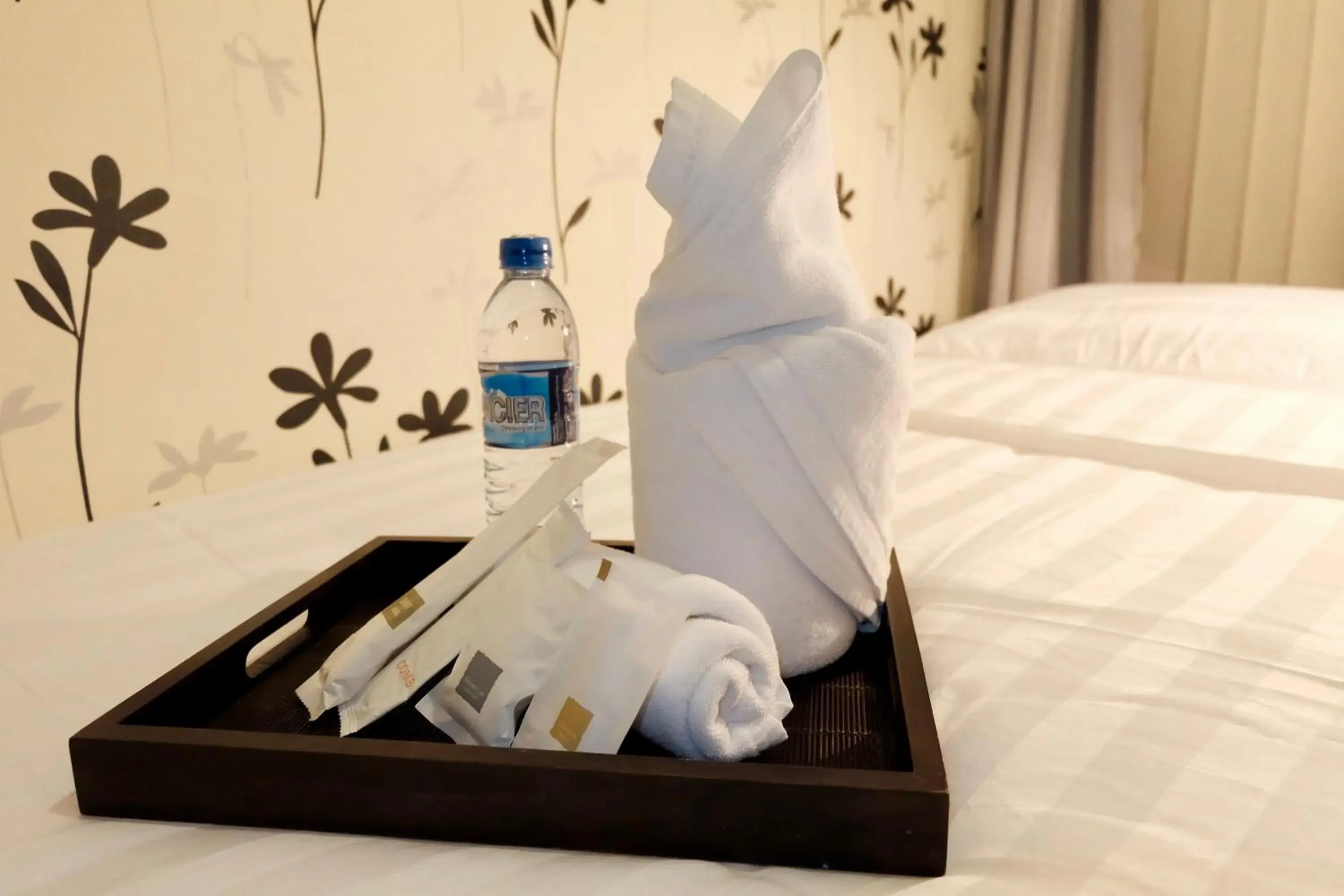 Decorative detail, Bed in DewyHouse Decorative detail, Bed in DewyHouse