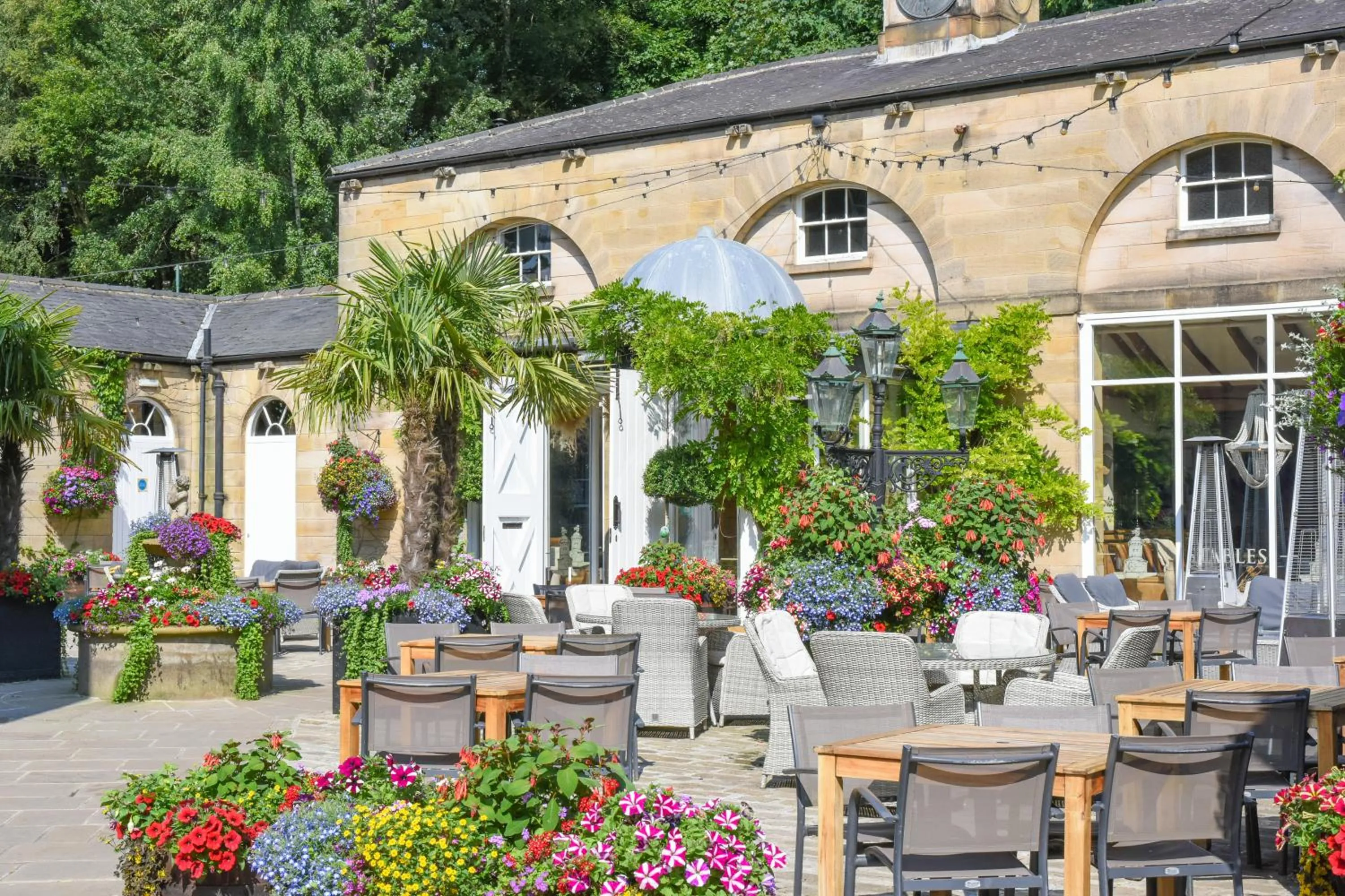 Patio in Beamish Hall Hotel, BW Premier Collection