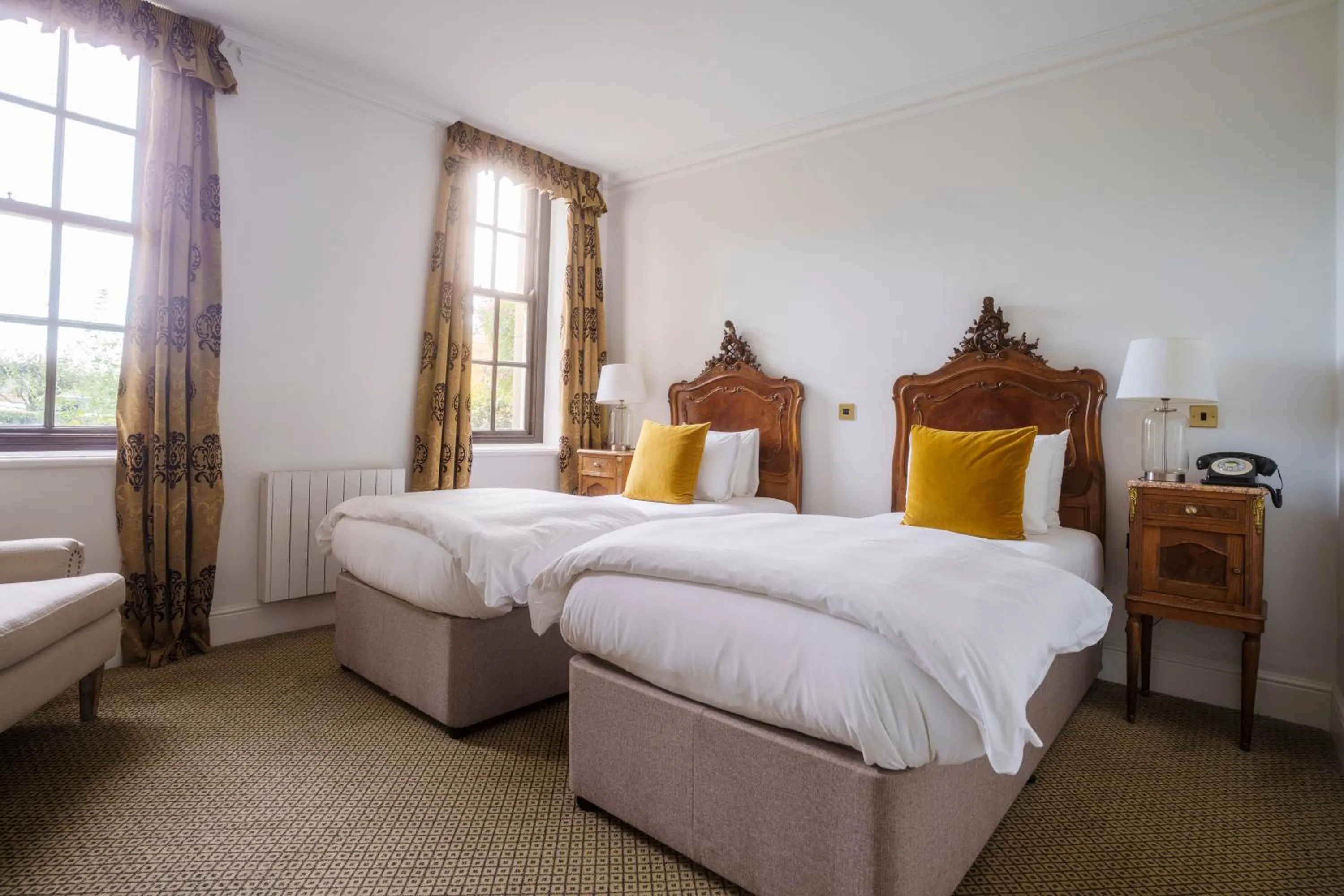 Bedroom, Bed in Beamish Hall Hotel, BW Premier Collection