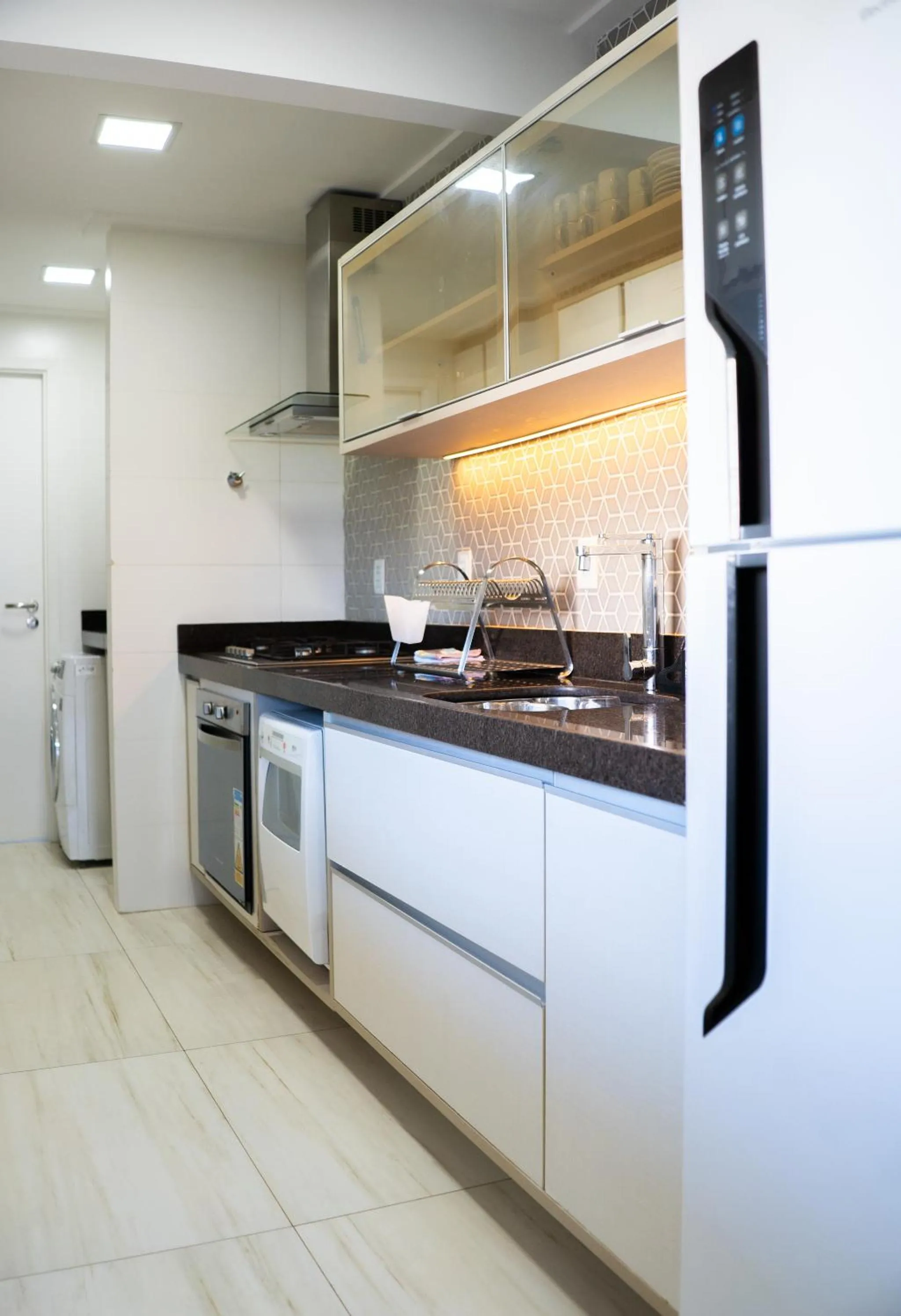 kitchen in Golf Ville Resort Brisa do Golf -Apartamentos e Cobertura