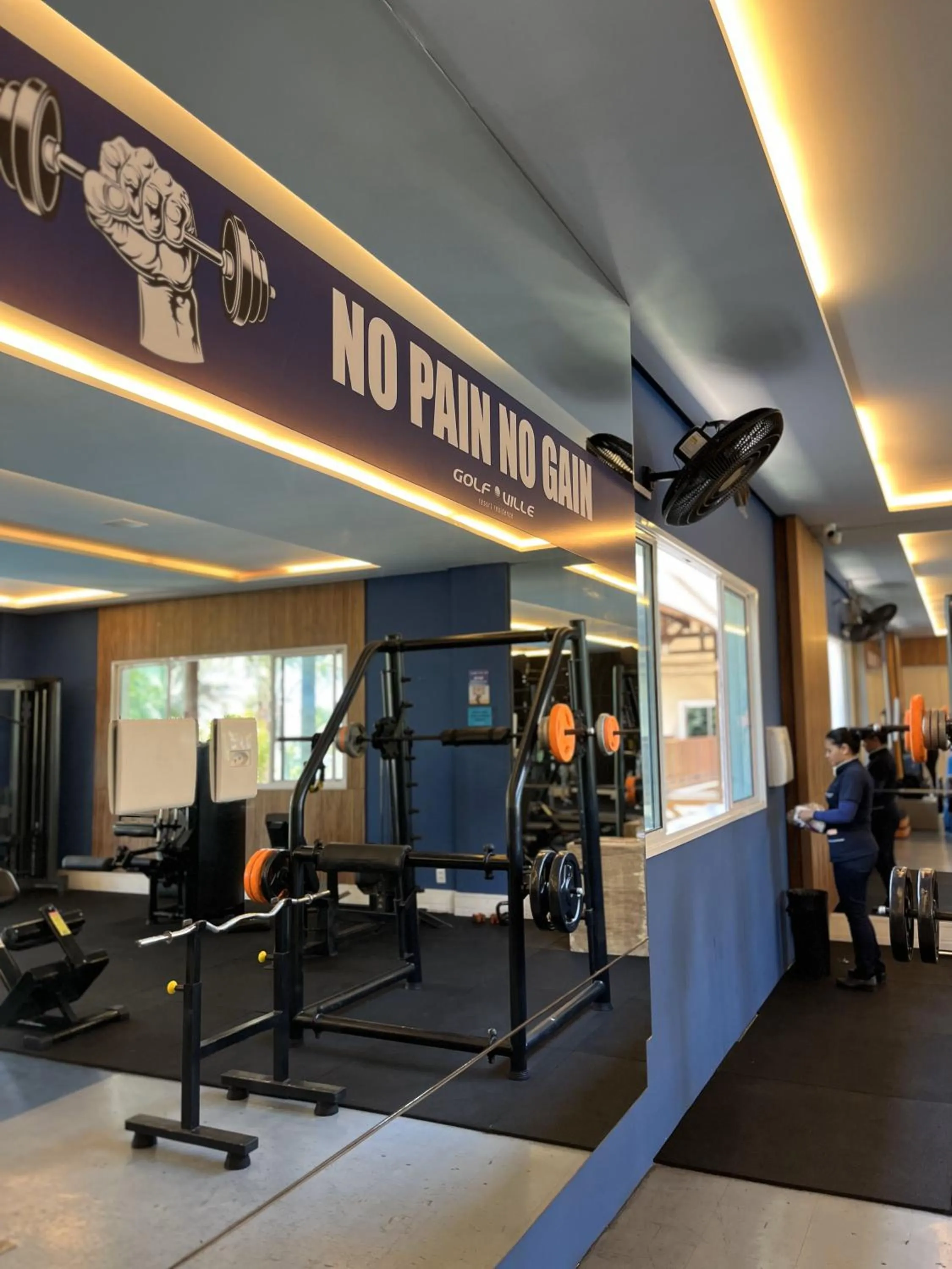 Fitness centre/facilities in Golf Ville Resort Brisa do Golf -Apartamentos e Cobertura