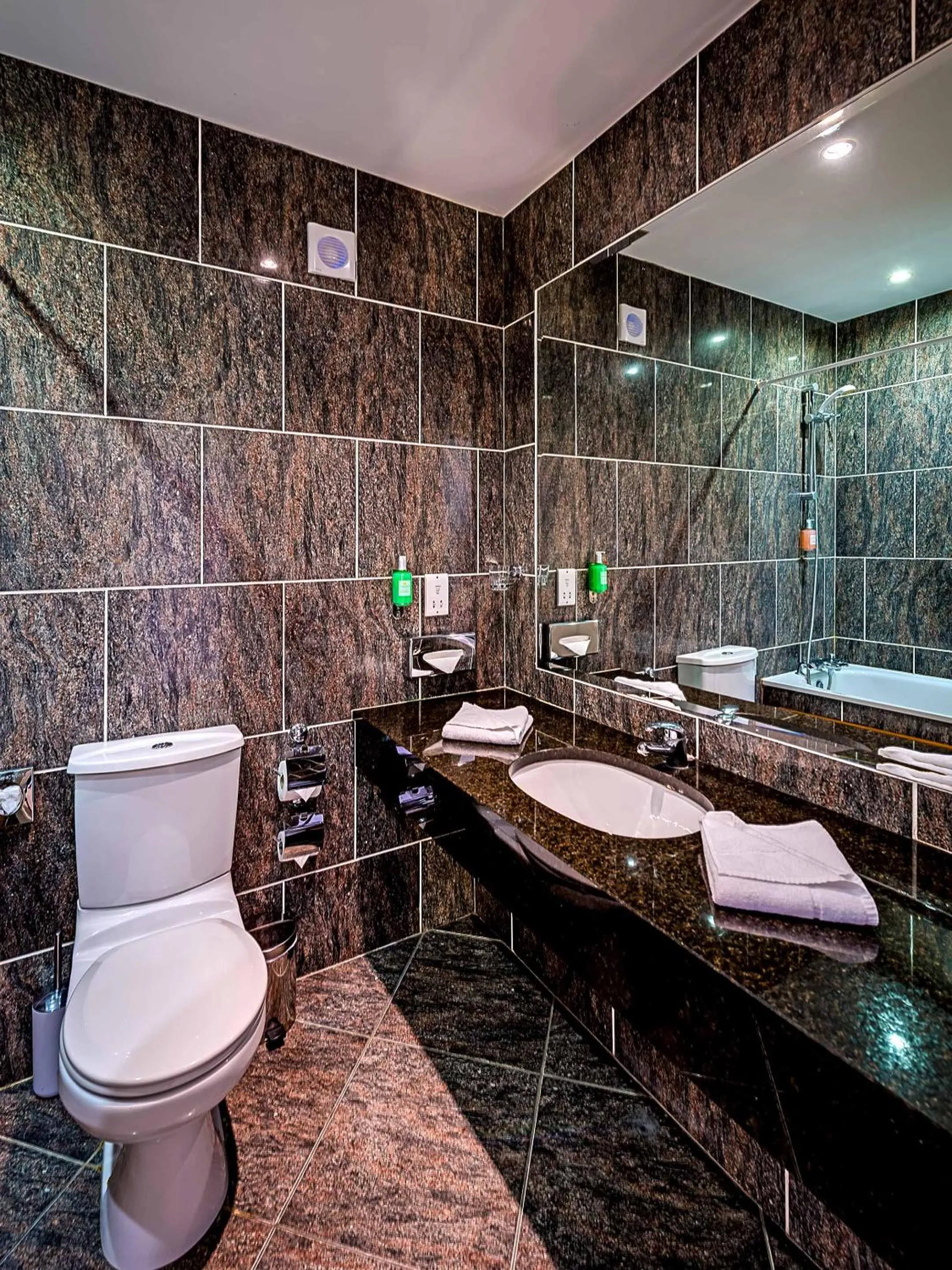 Bathroom in Central Hotel Tullamore