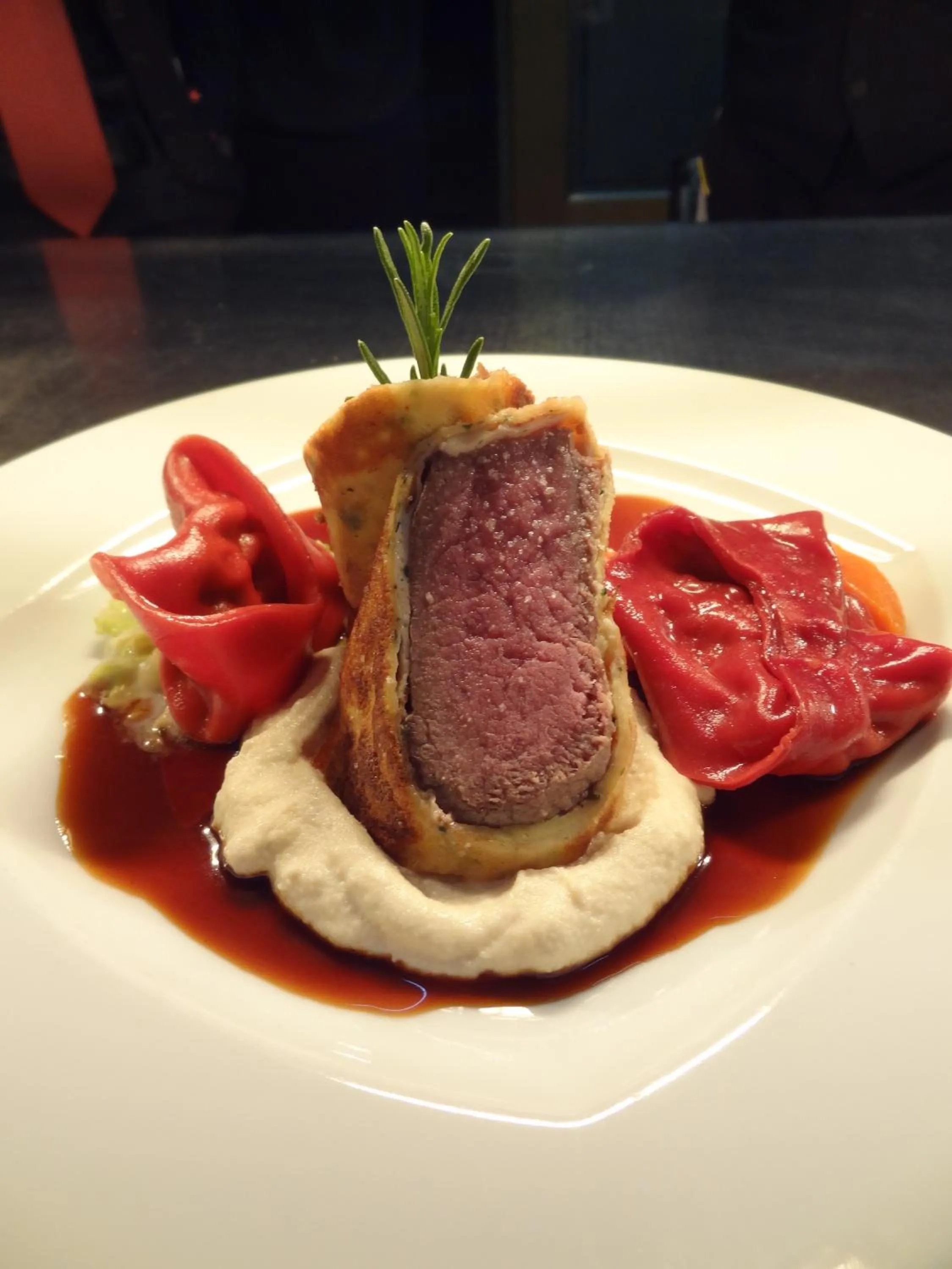 Food close-up in Hotel-Restaurant Distlerhof