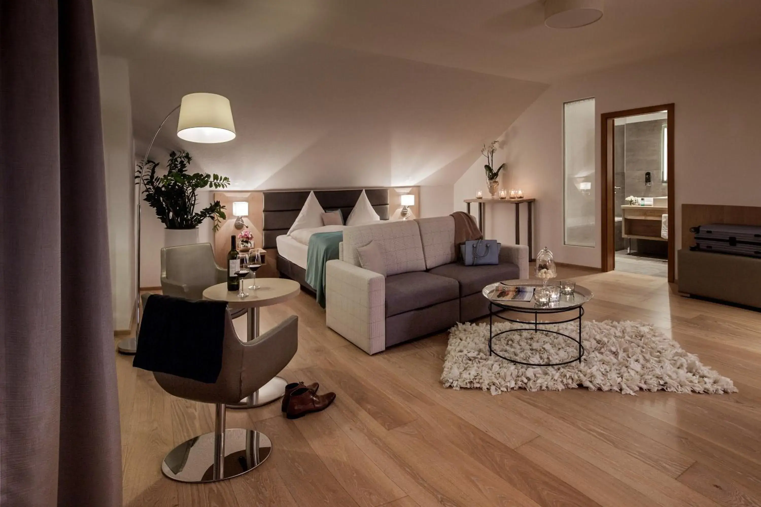 Junior Suite with Balcony - single occupancy in Hotel-Restaurant Distlerhof Junior Suite with Balcony - single occupancy in Hotel-Restaurant Distlerhof