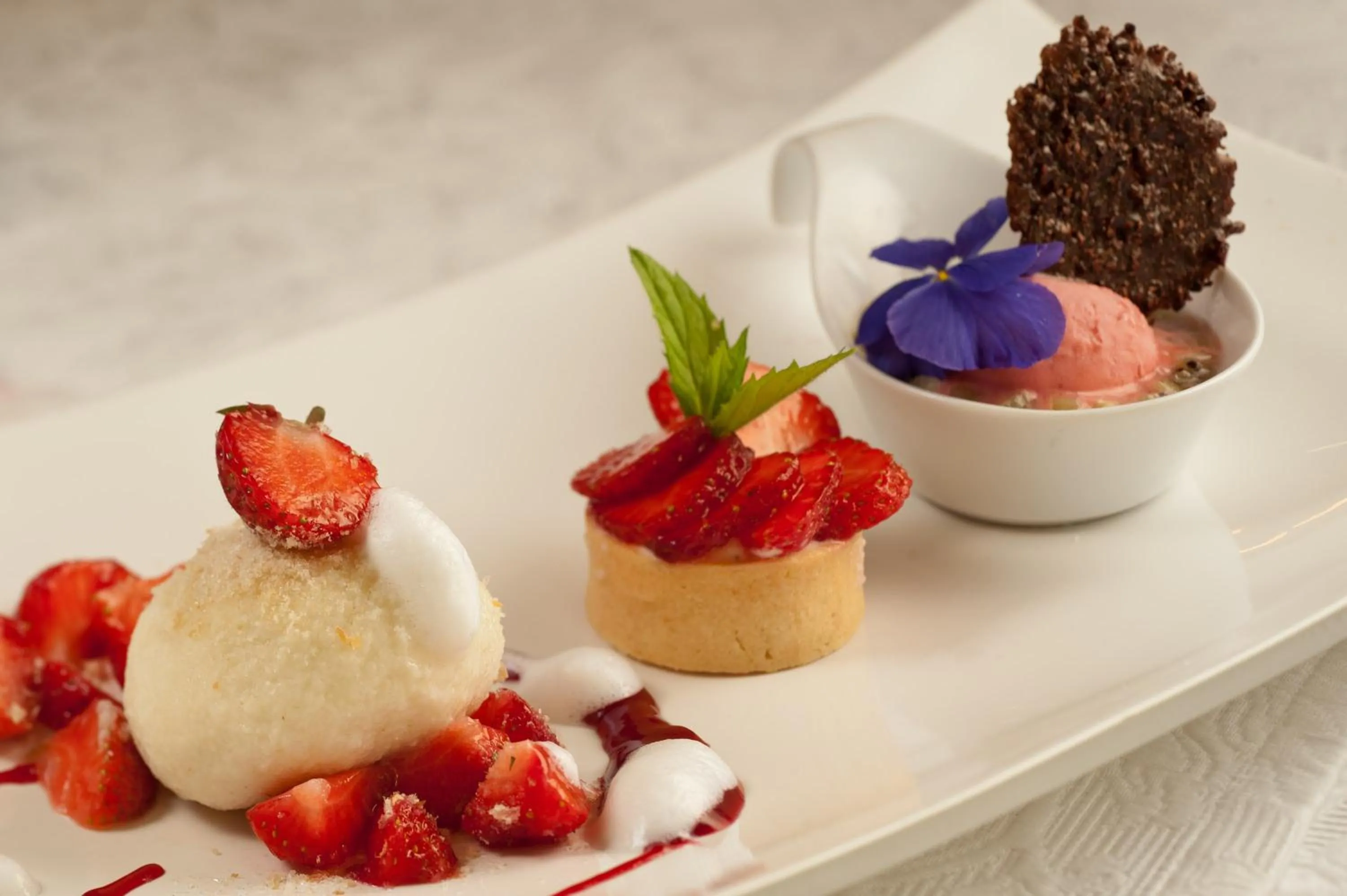 Food close-up in Hotel-Restaurant Distlerhof