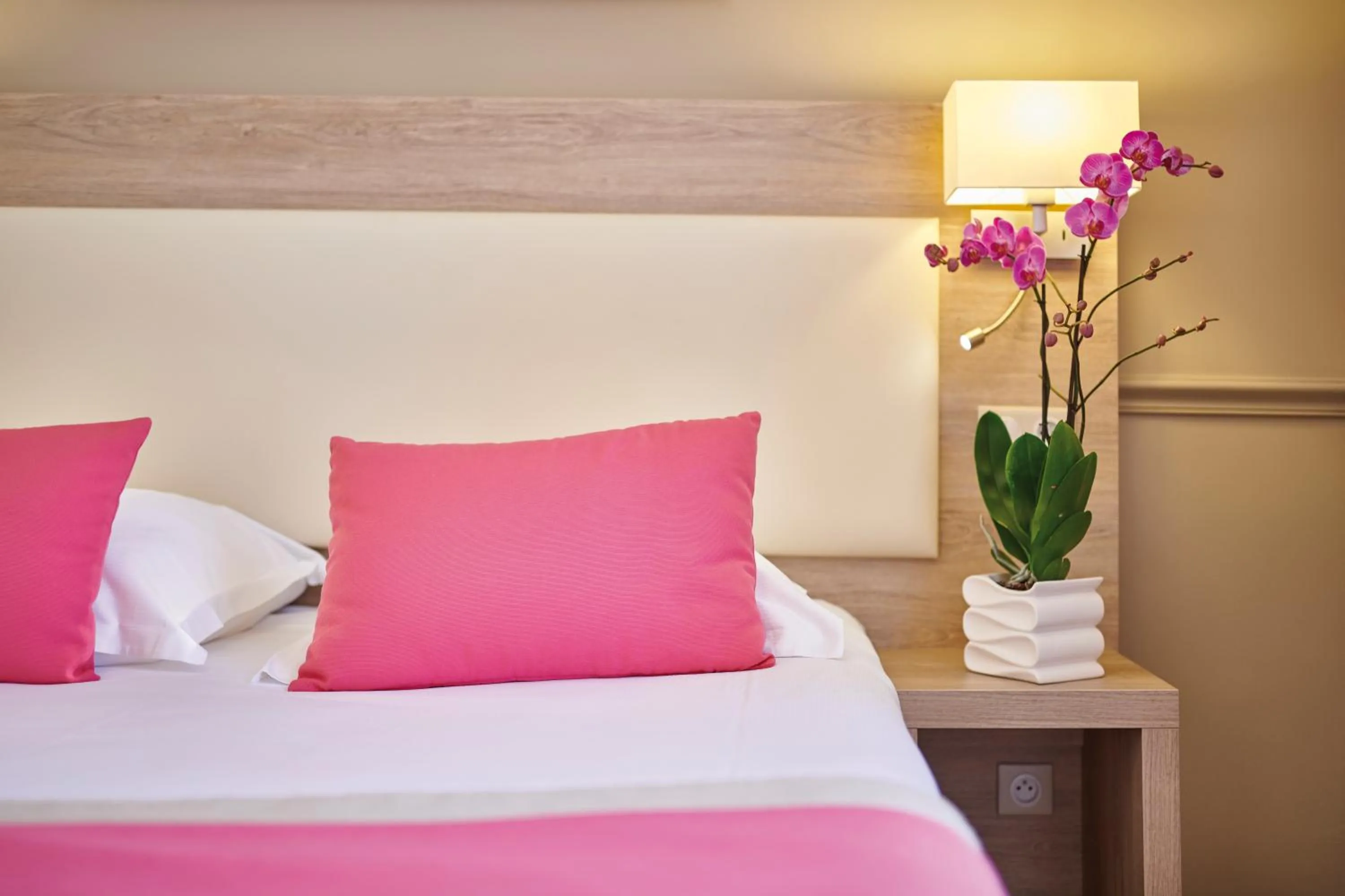 Decorative detail, Bed in Hôtel Vacances Bleues Royal Westminster