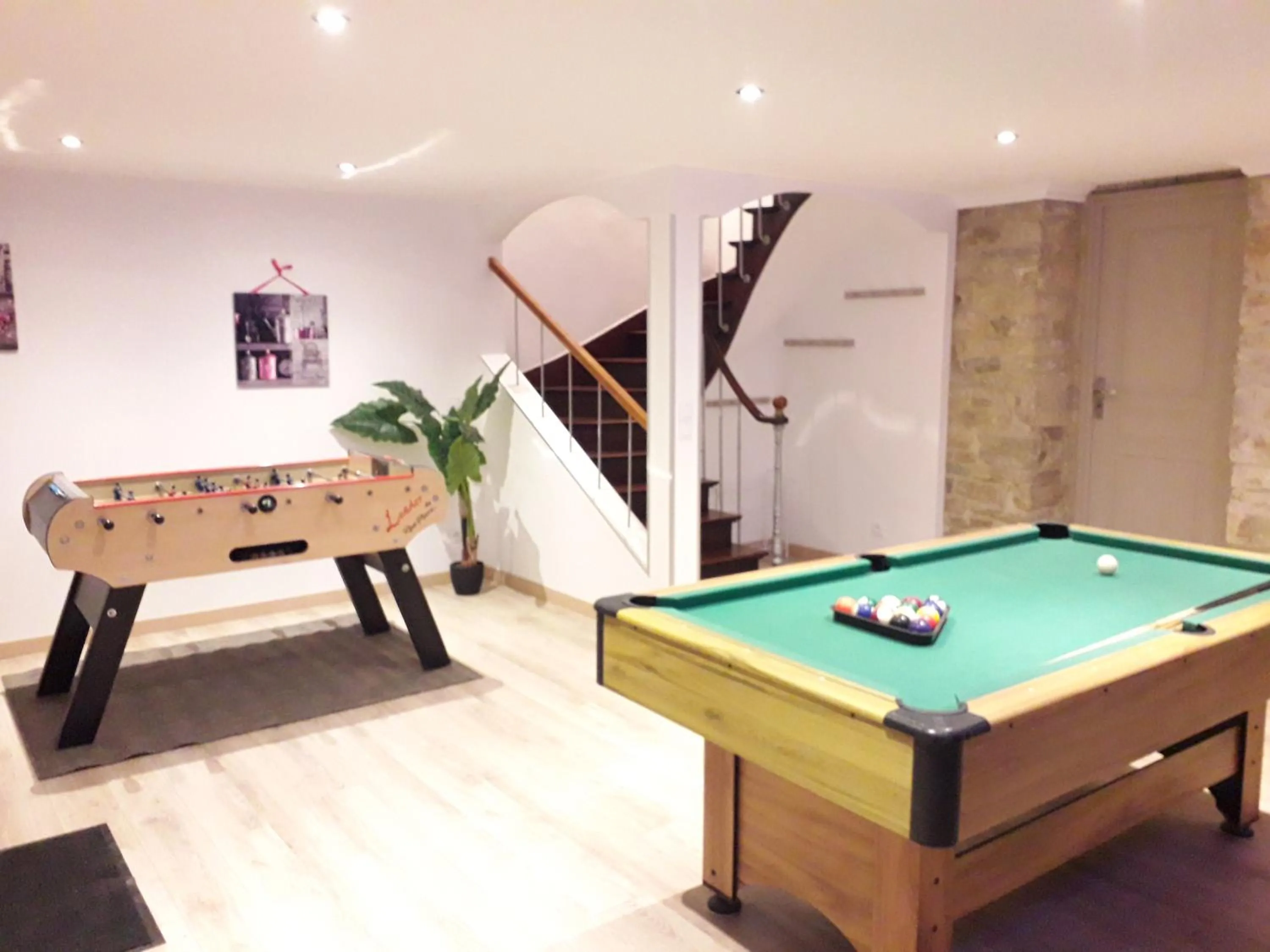Billiard in Gite familial à Carentan