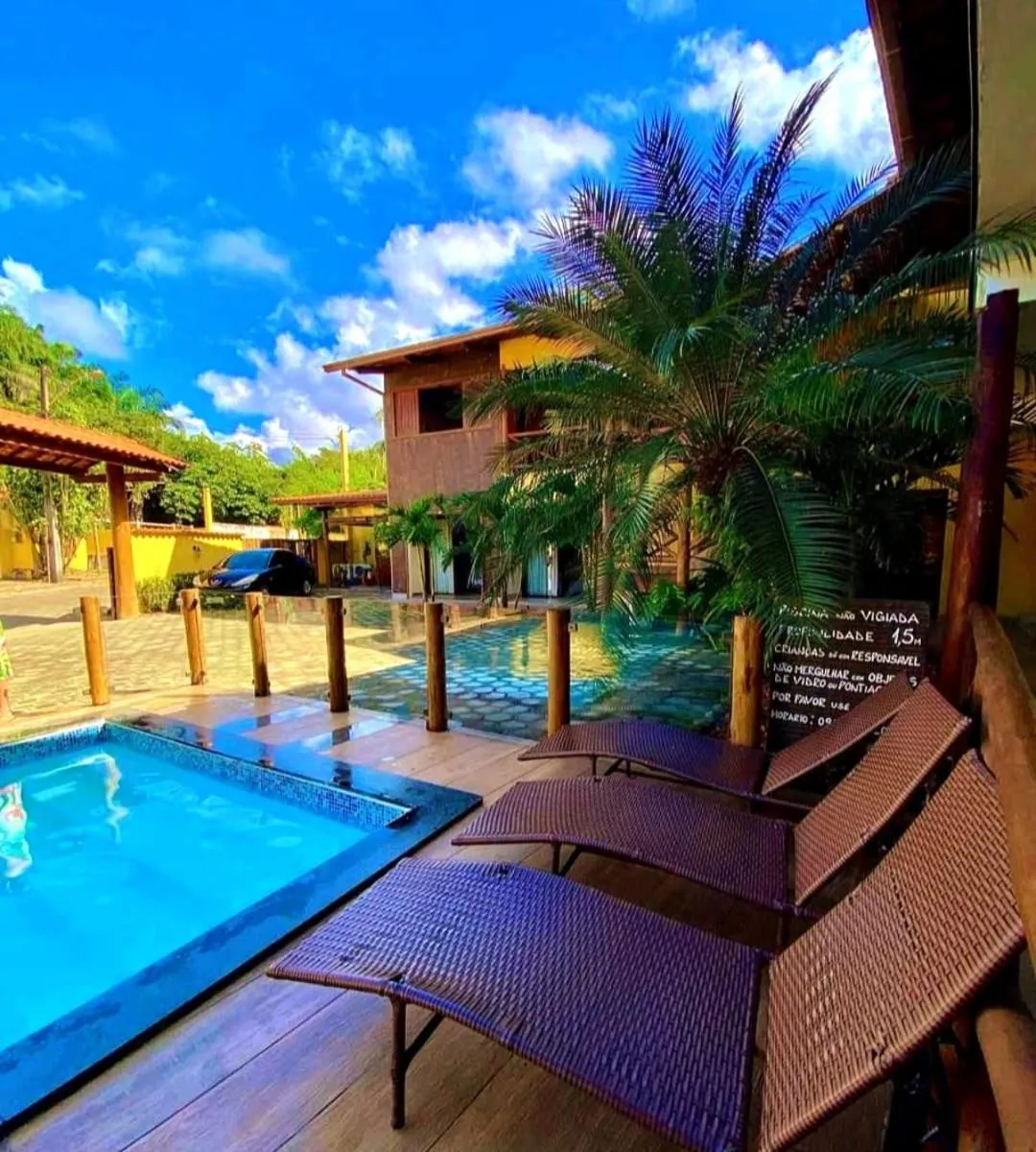 Pool view in Pousada Recanto da Concha