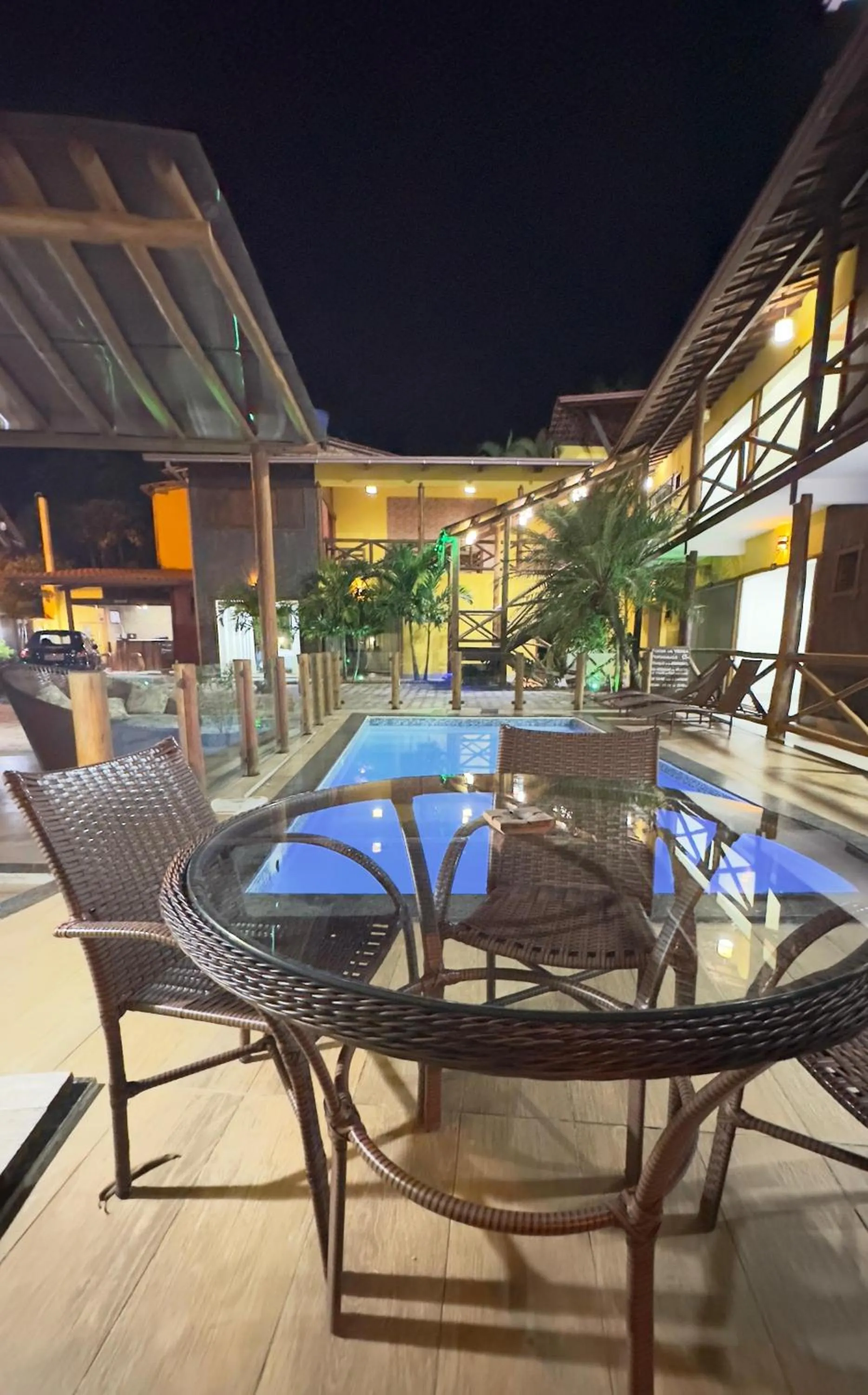 Pool view in Pousada Recanto da Concha