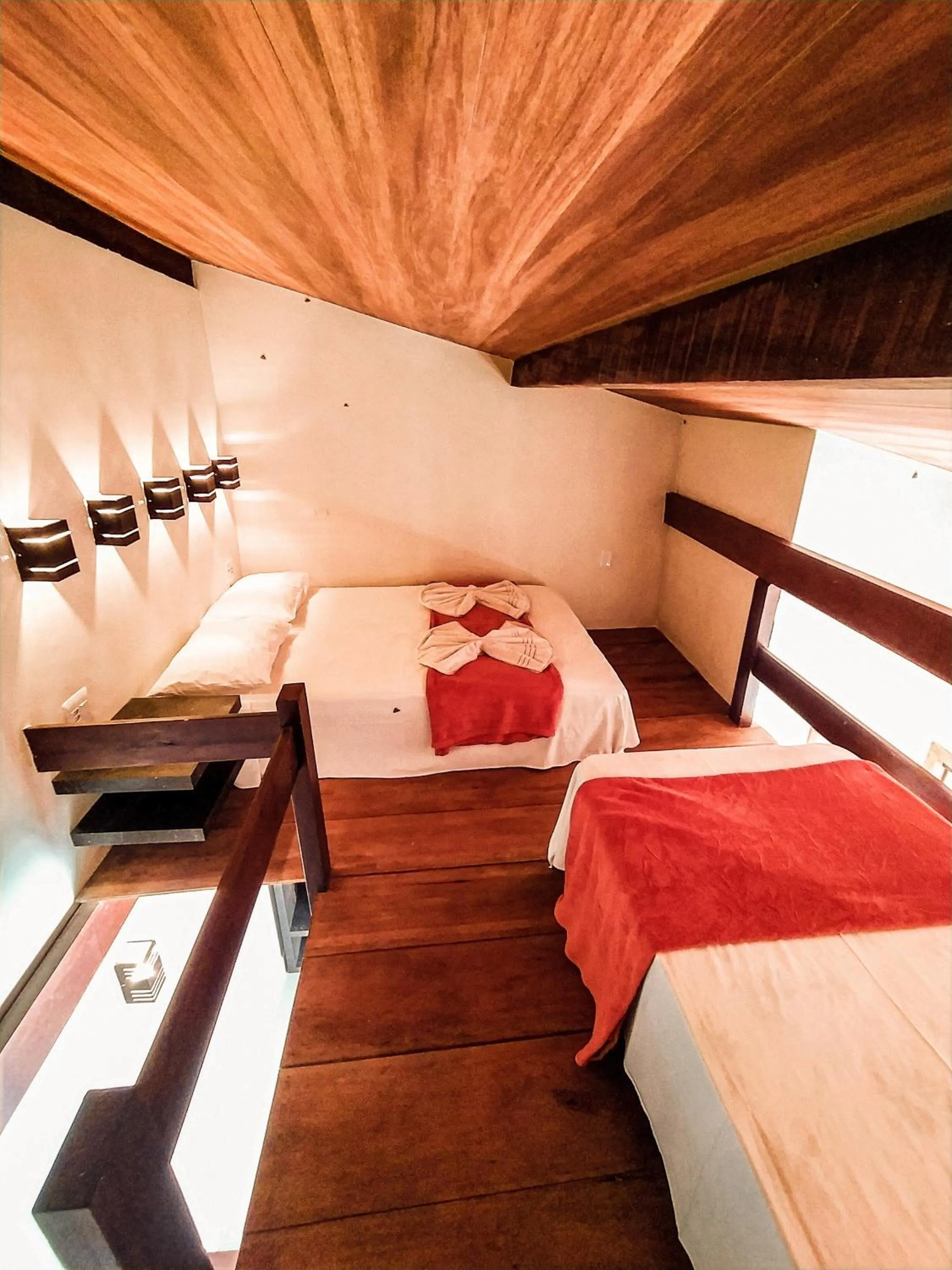 Bed in Pousada Recanto da Concha