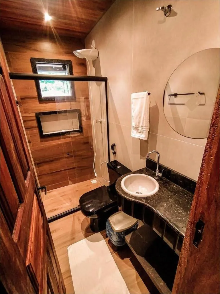 Shower in Pousada Recanto da Concha