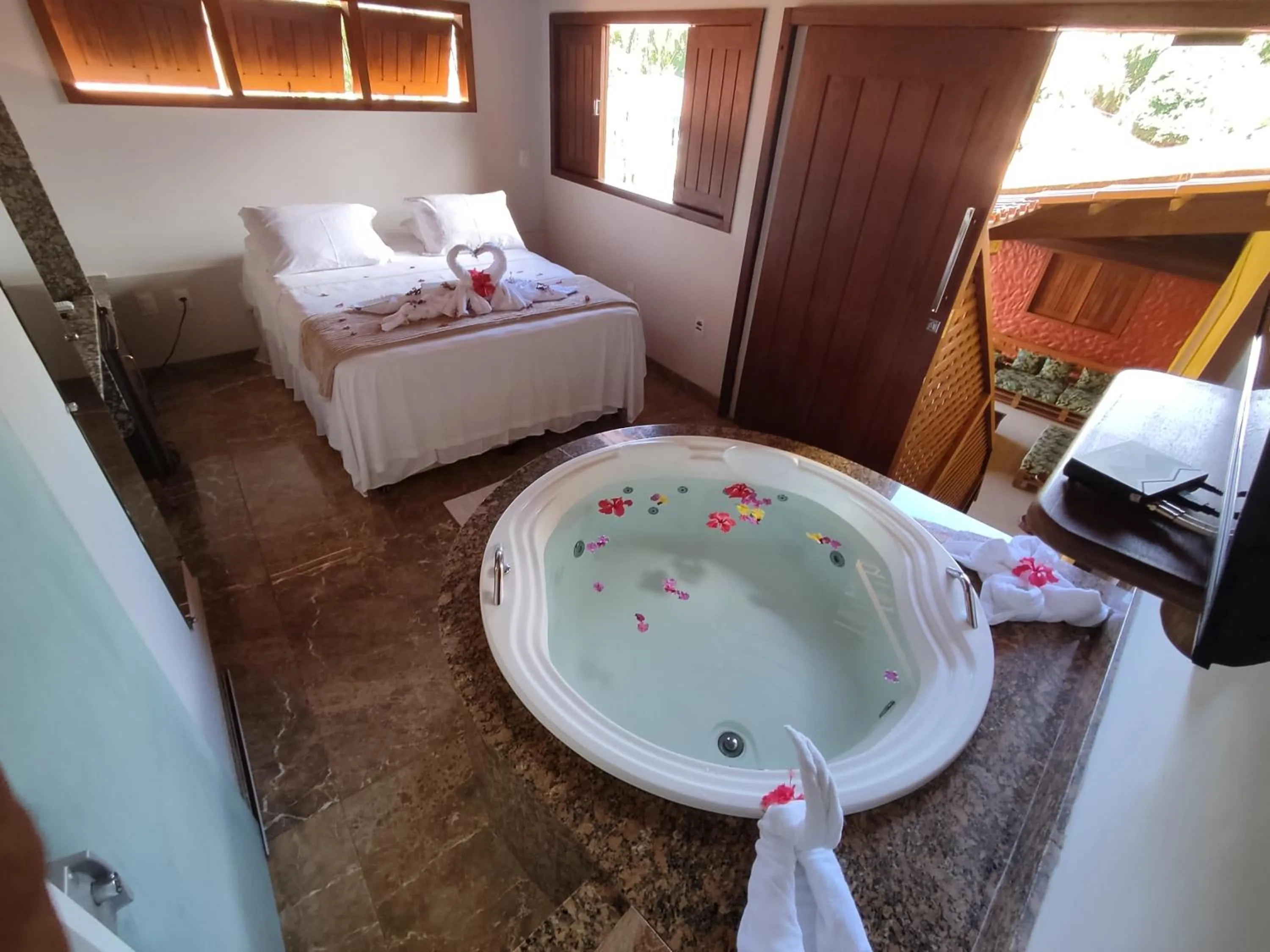Bedroom, Bed in Pousada Recanto da Concha