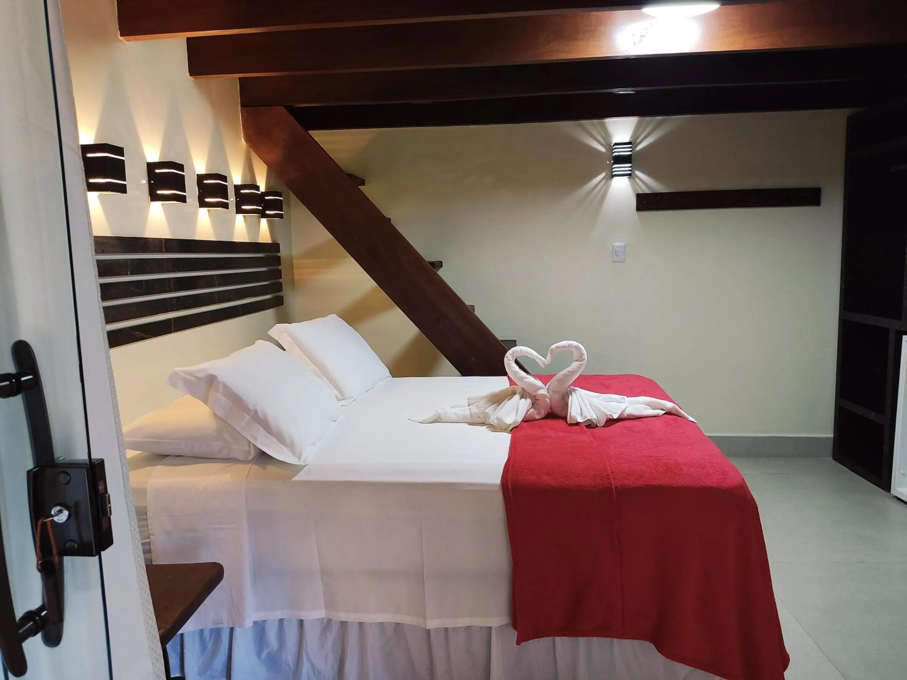 Bedroom, Bed in Pousada Recanto da Concha