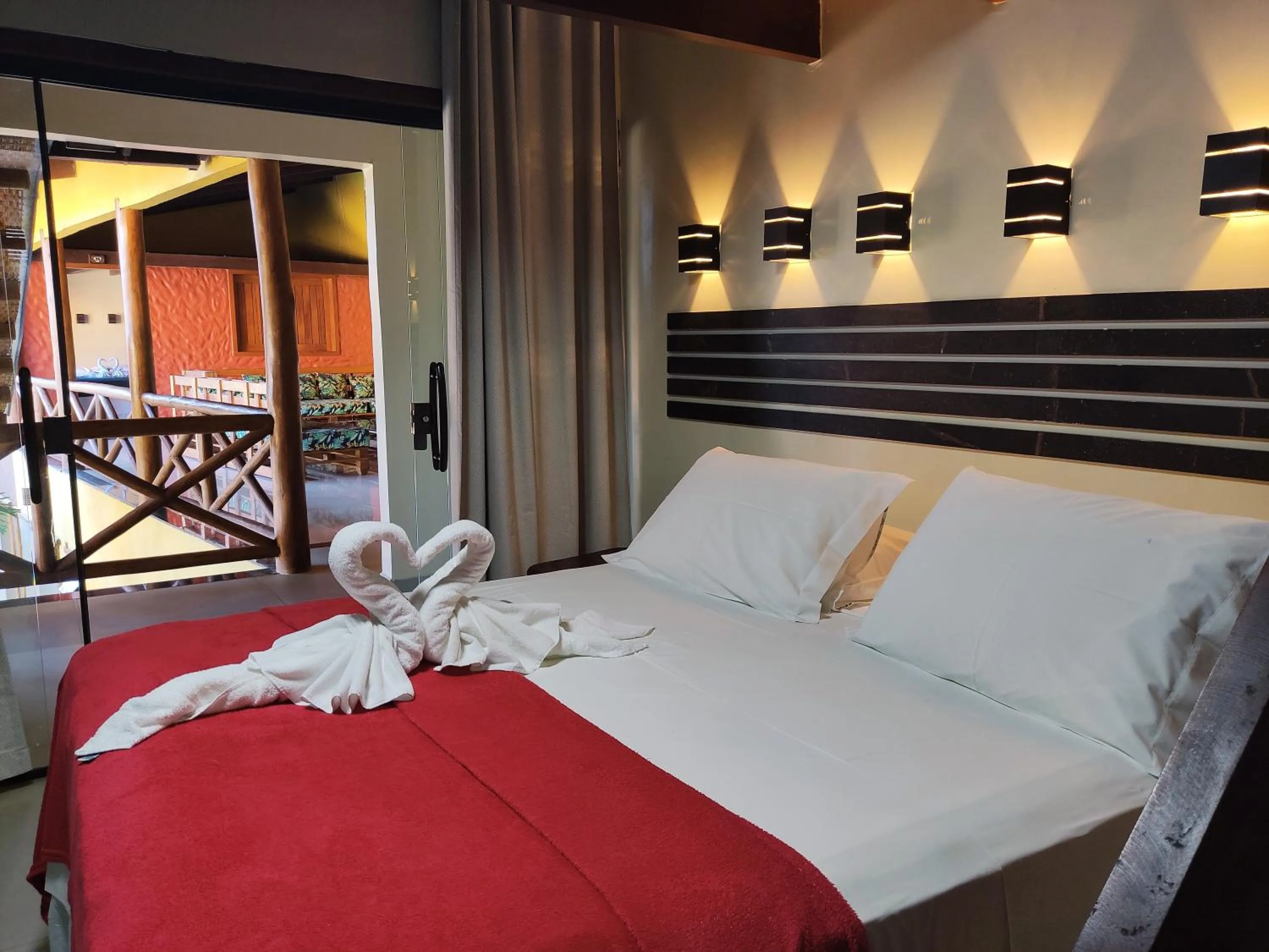 Bedroom, Bed in Pousada Recanto da Concha