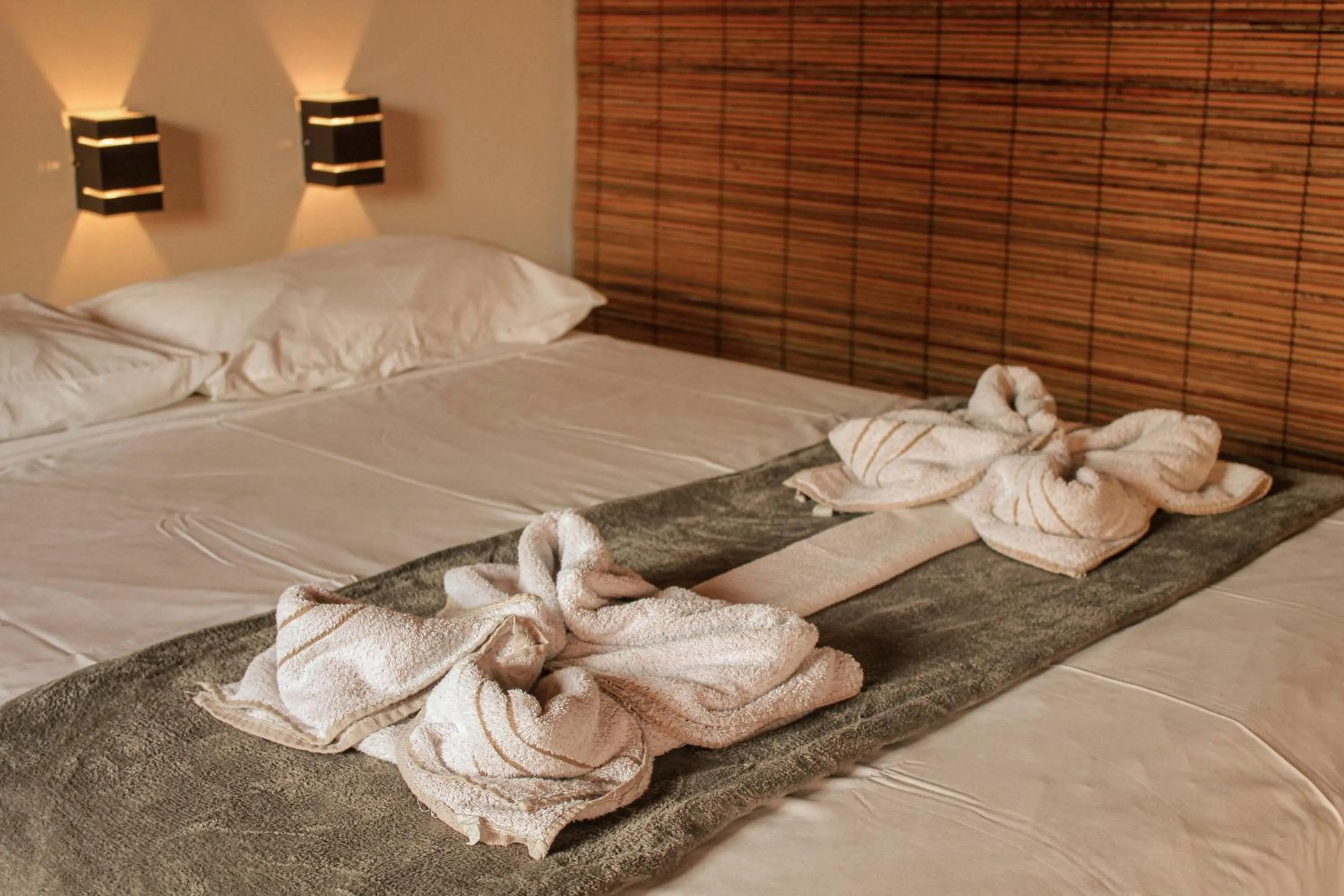 Bed in Pousada Recanto da Concha