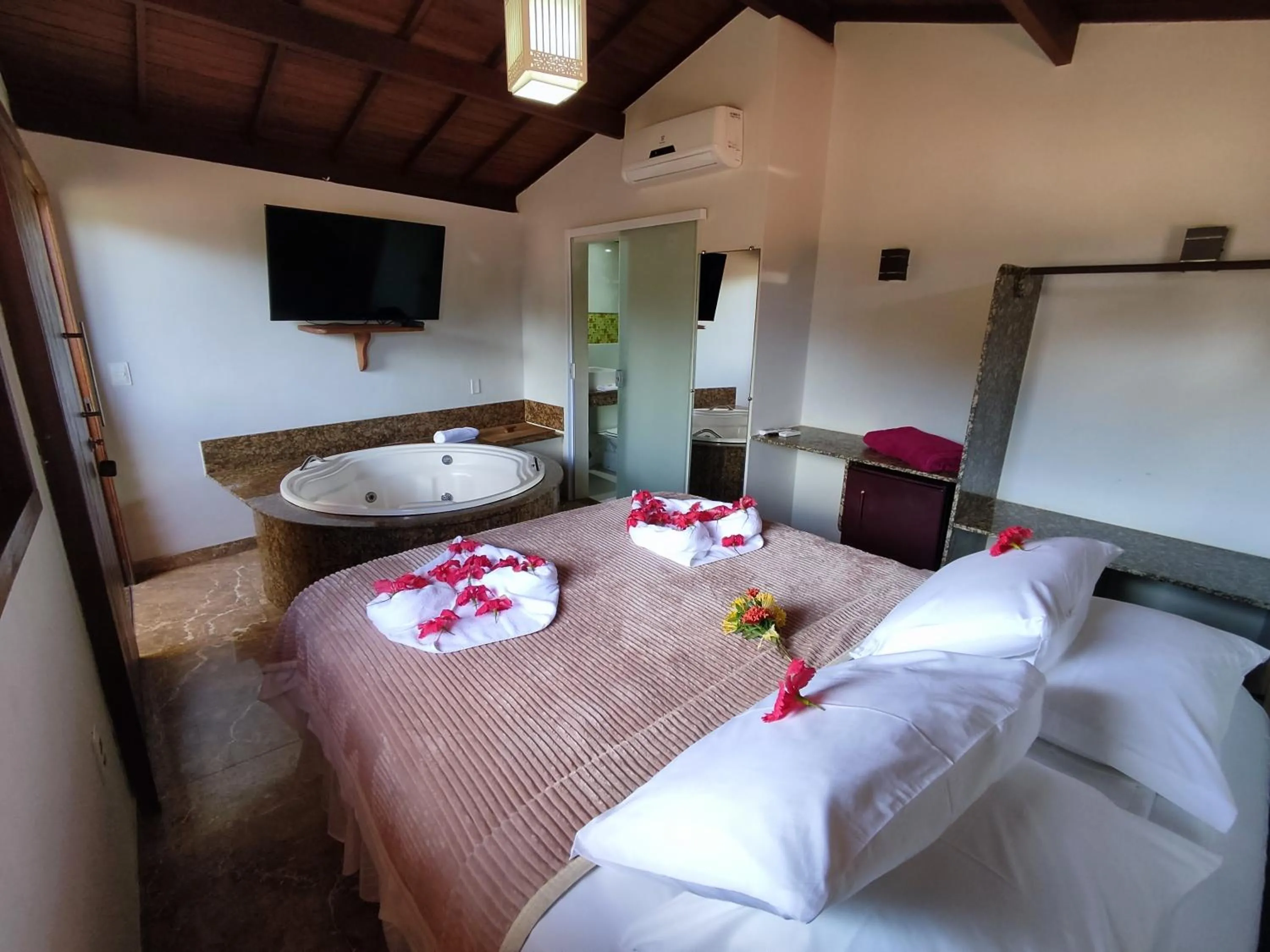 Bedroom, Bed in Pousada Recanto da Concha