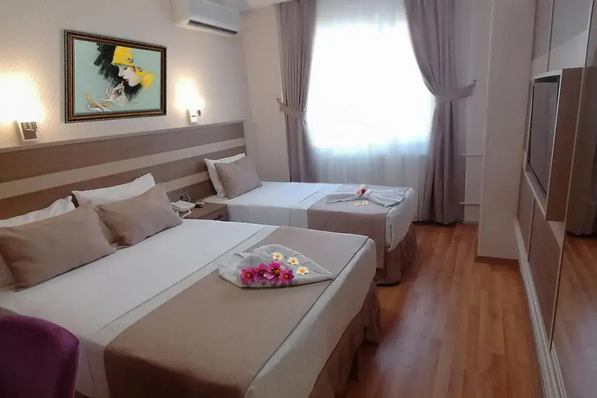 Bed in Sembol Hotel Bed in Sembol Hotel