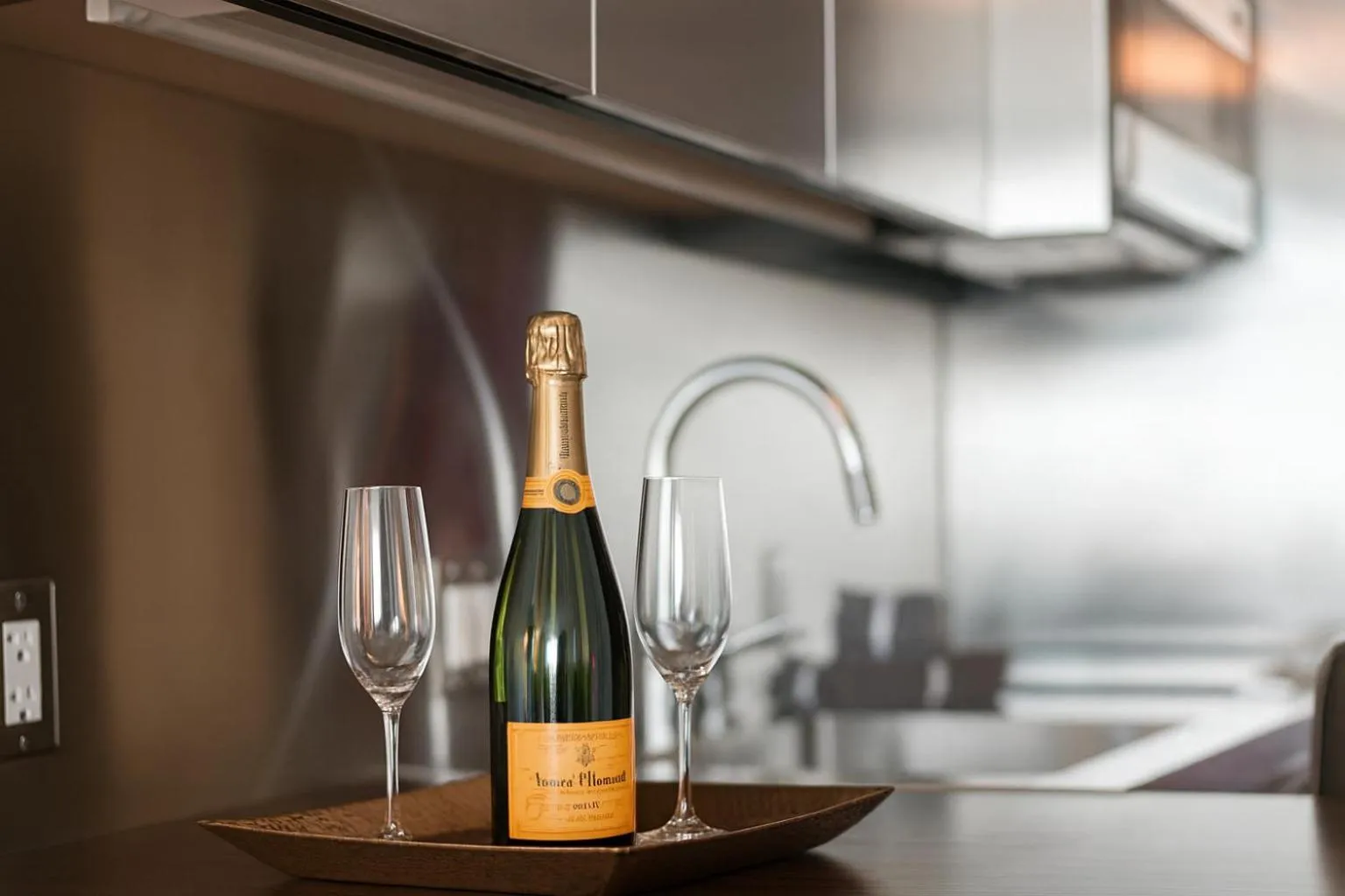 Kitchen or kitchenette in Luxury Suites at Palms Place