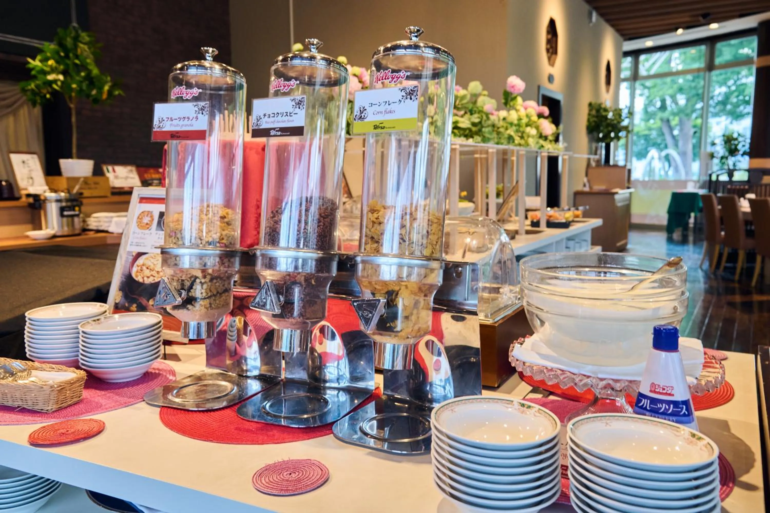 Buffet breakfast in Hotel Kumamoto Terrsa