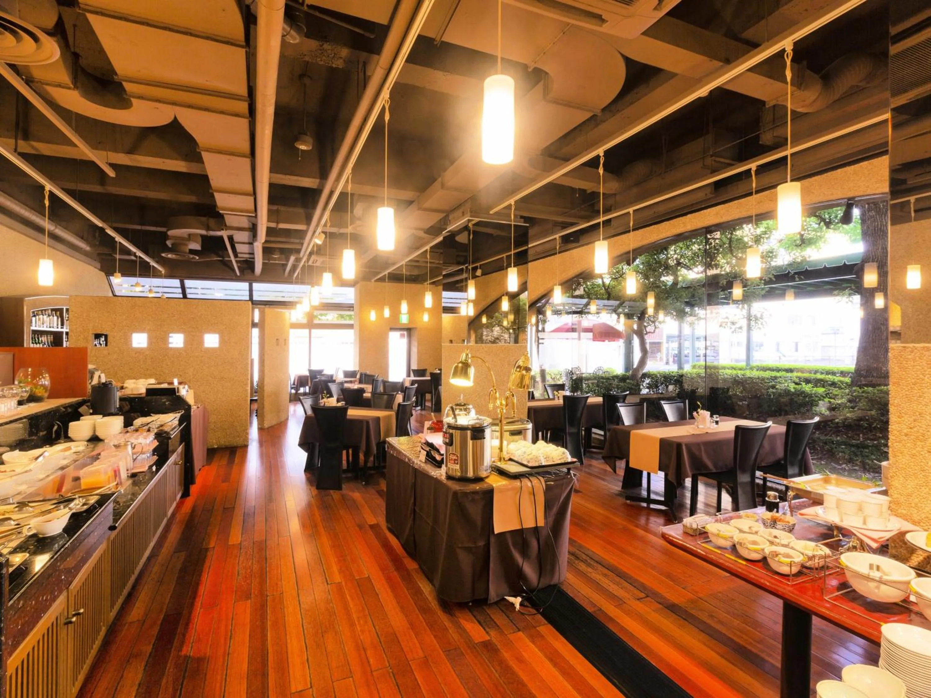 Buffet breakfast in Ohta Grand Hotel