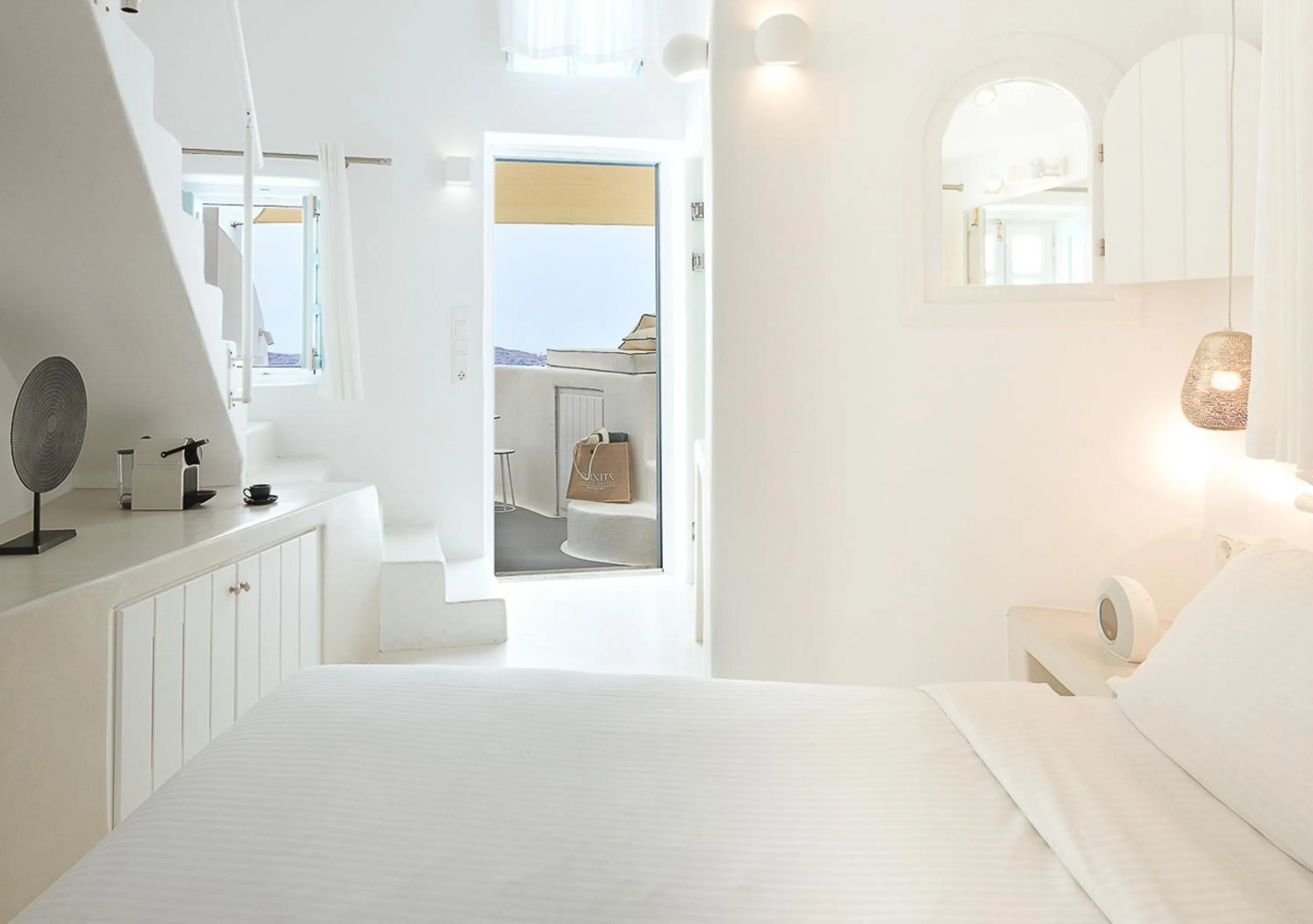 Bed in Dana Villas & Infinity Suites