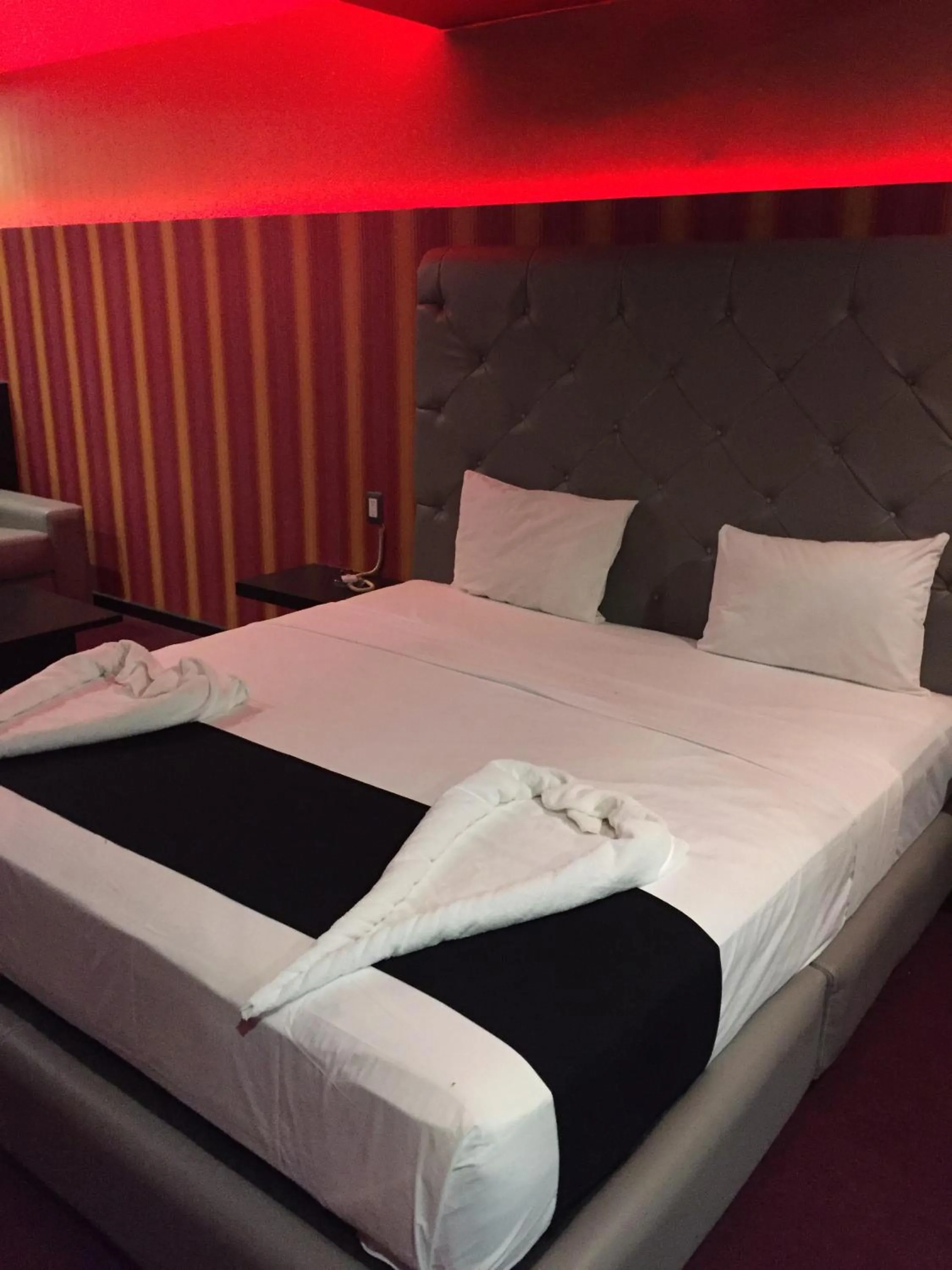 Decorative detail, Bed in Intimisimo Autohotel Adults Only Ciudad Industrial