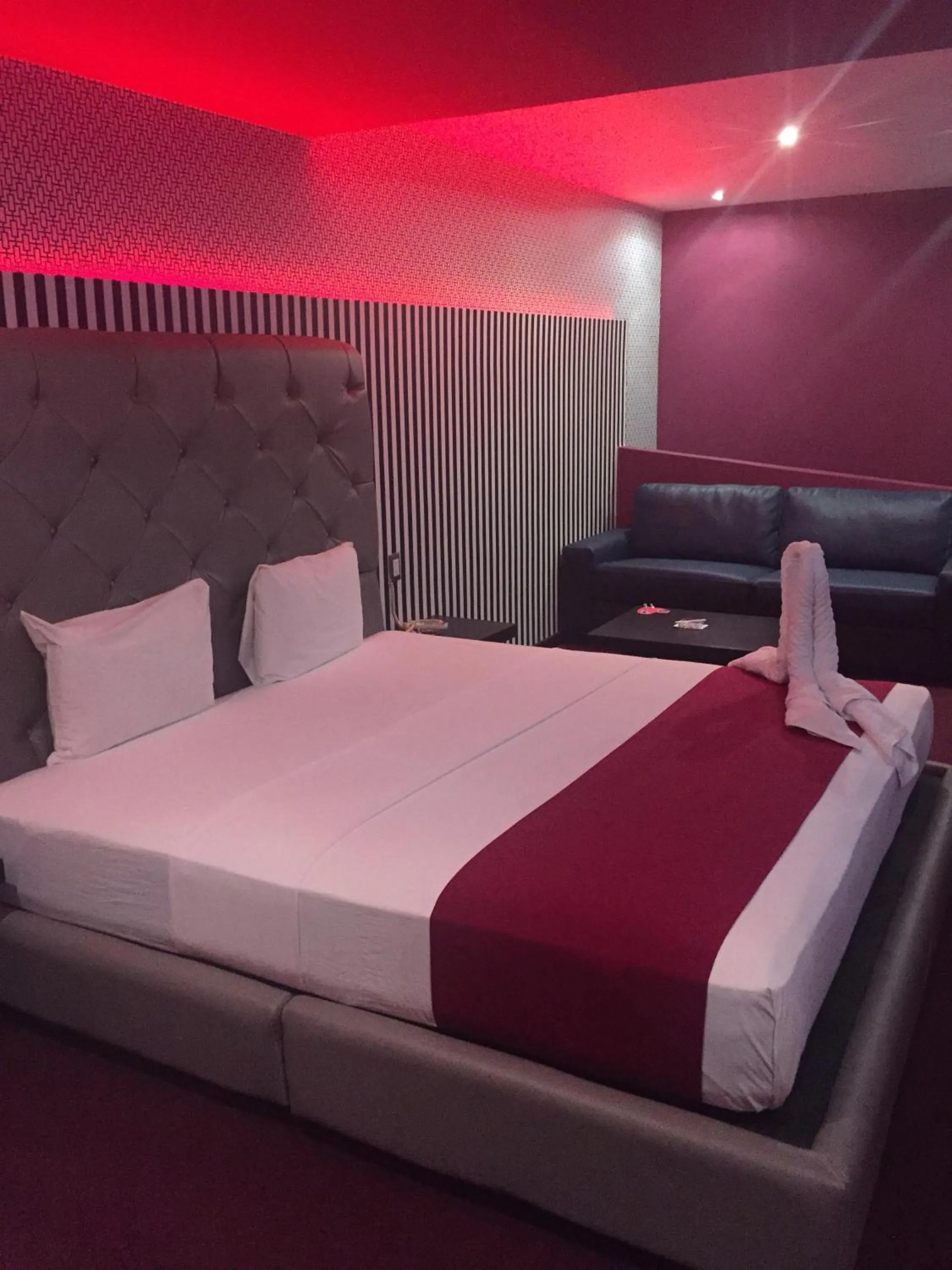 Decorative detail, Bed in Intimisimo Autohotel Adults Only Ciudad Industrial