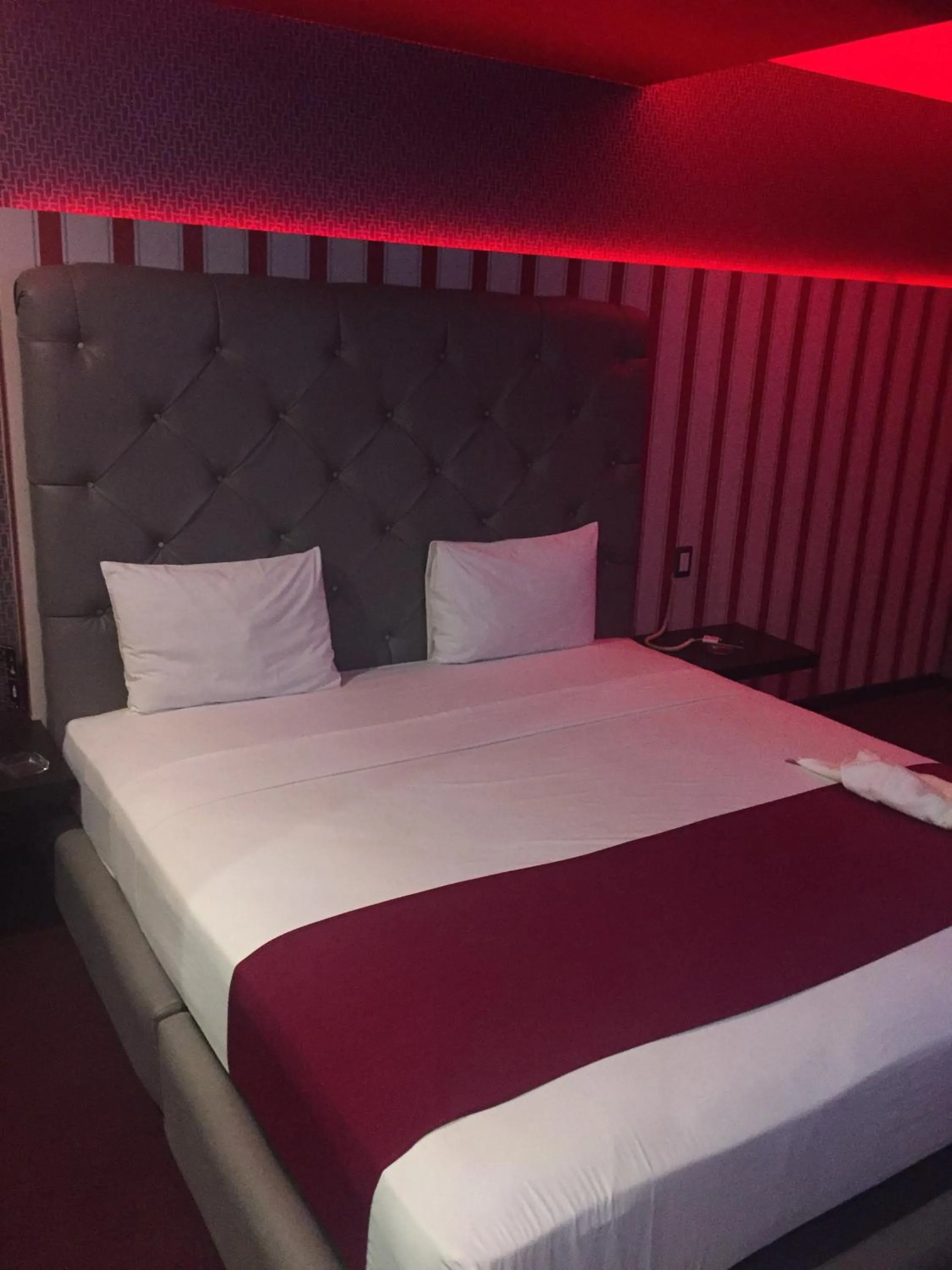 Decorative detail, Bed in Intimisimo Autohotel Adults Only Ciudad Industrial