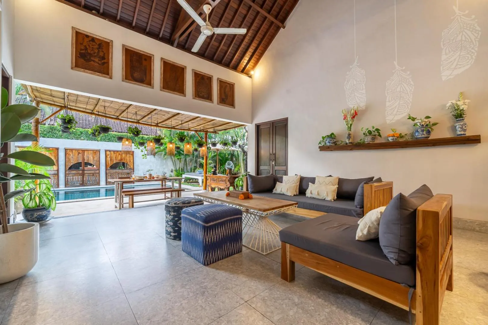 Villa Sarong 2 Chic 2BR Boho Villa Prime Central Location