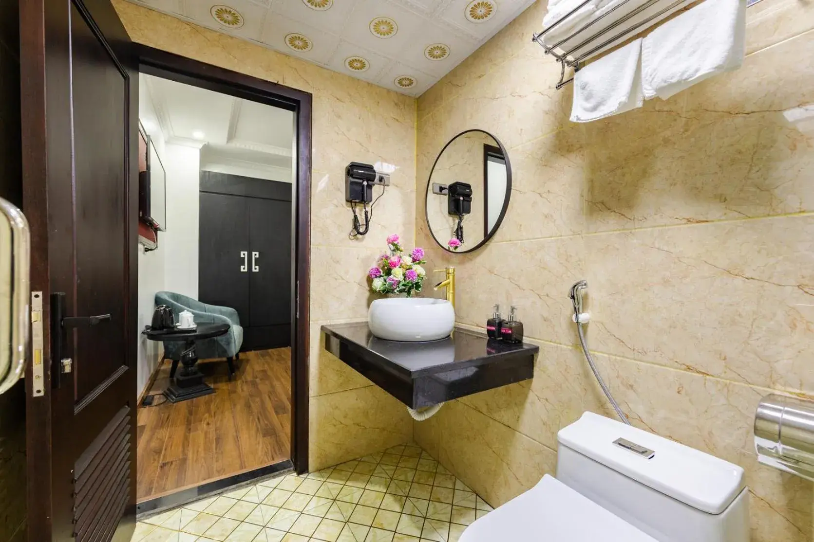 Bathroom in Diamond Hotel Bathroom in Diamond Hotel