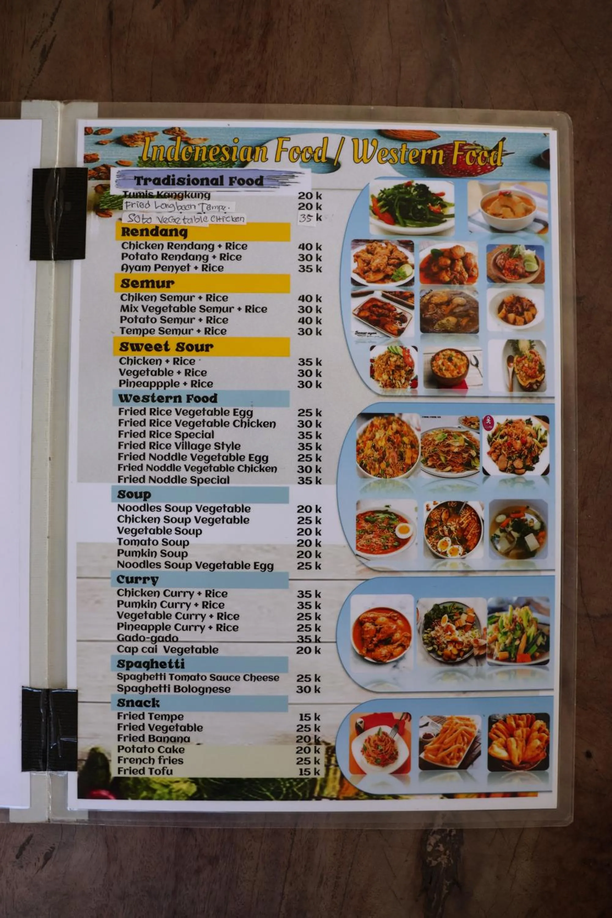 Food in Fun Family Guest House n Jungle Tour