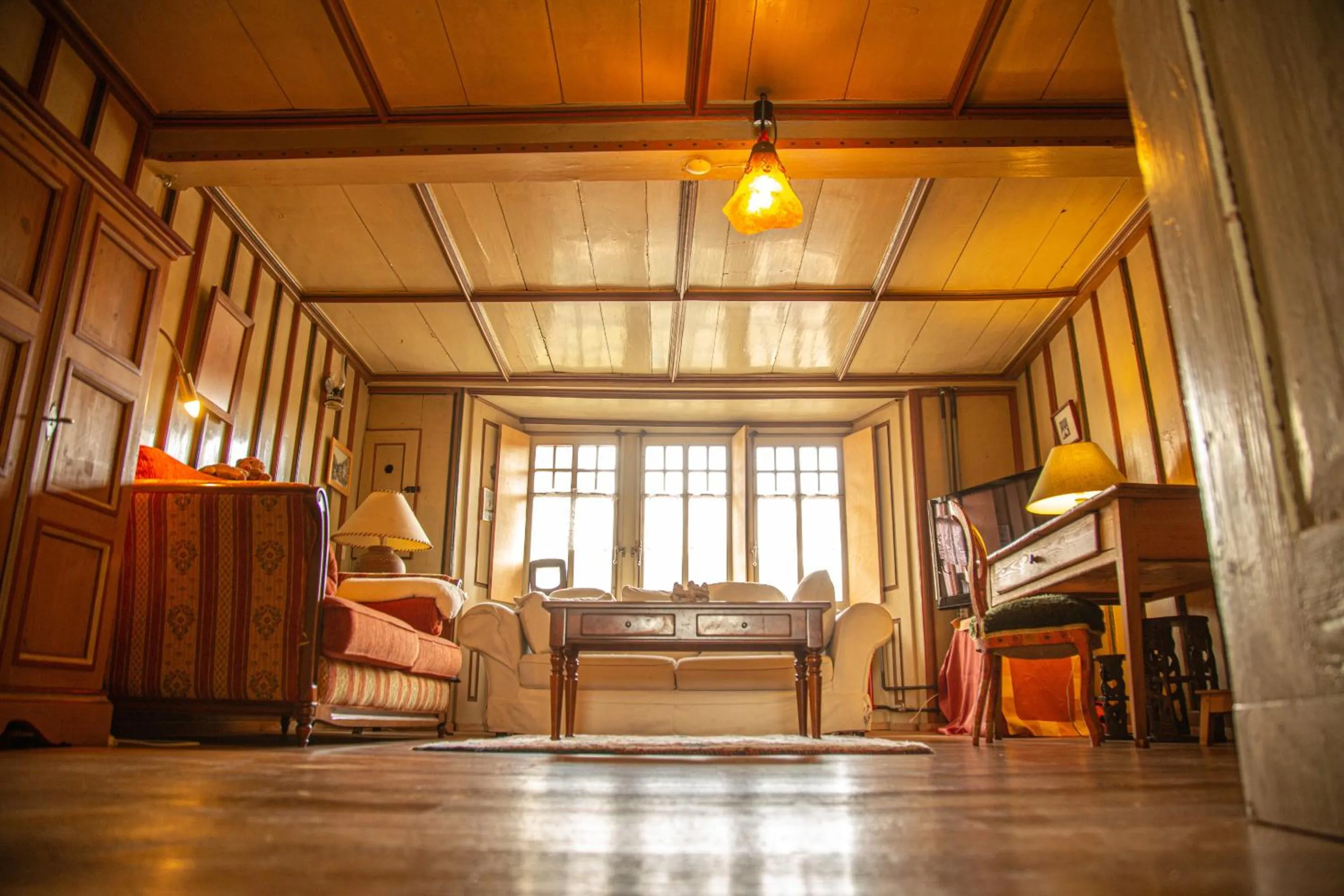 Living room in Au soleil de Gruyères chez Chantal