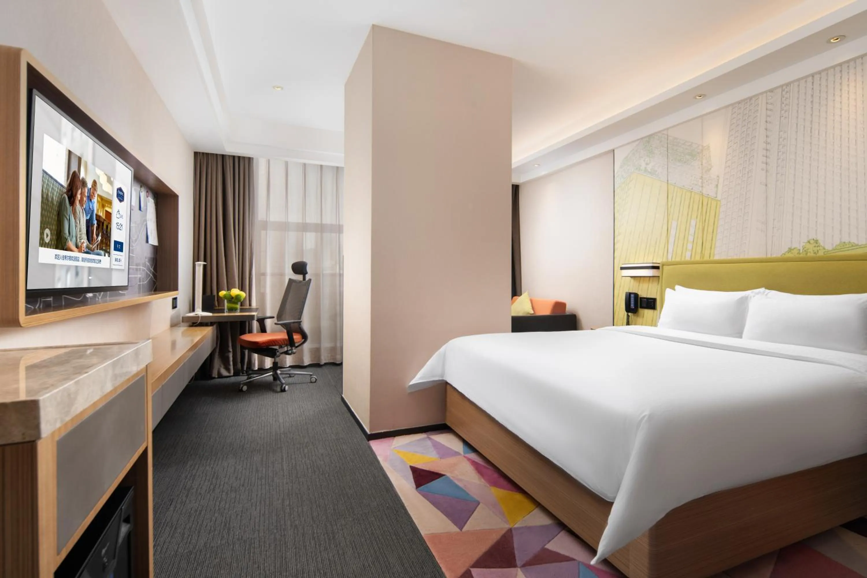 Bed in Hampton by Hilton Nanning Jiangnan