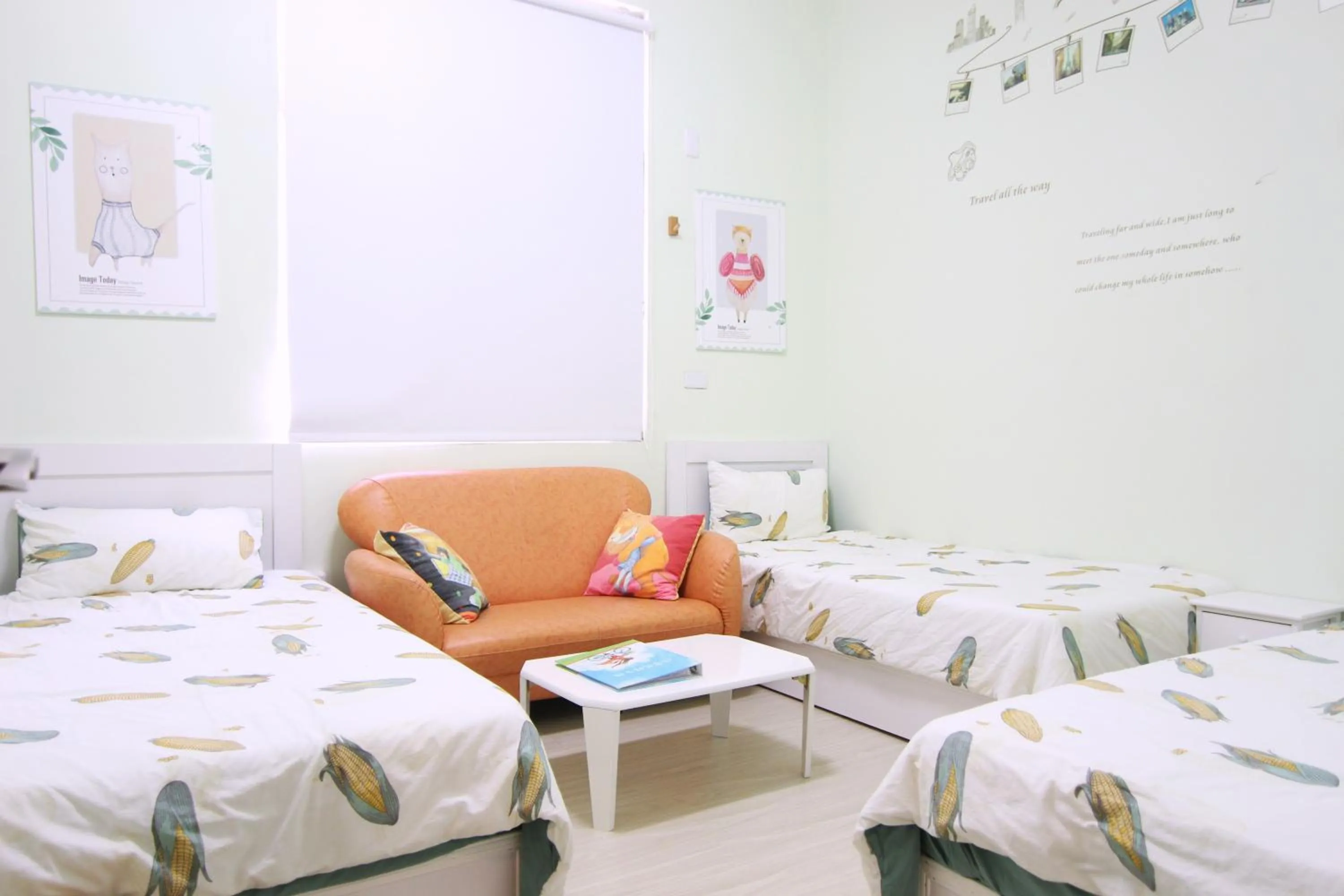 Triple Room with Shared Bathroom in Tainan Travel Inn - ChengGong Univ.