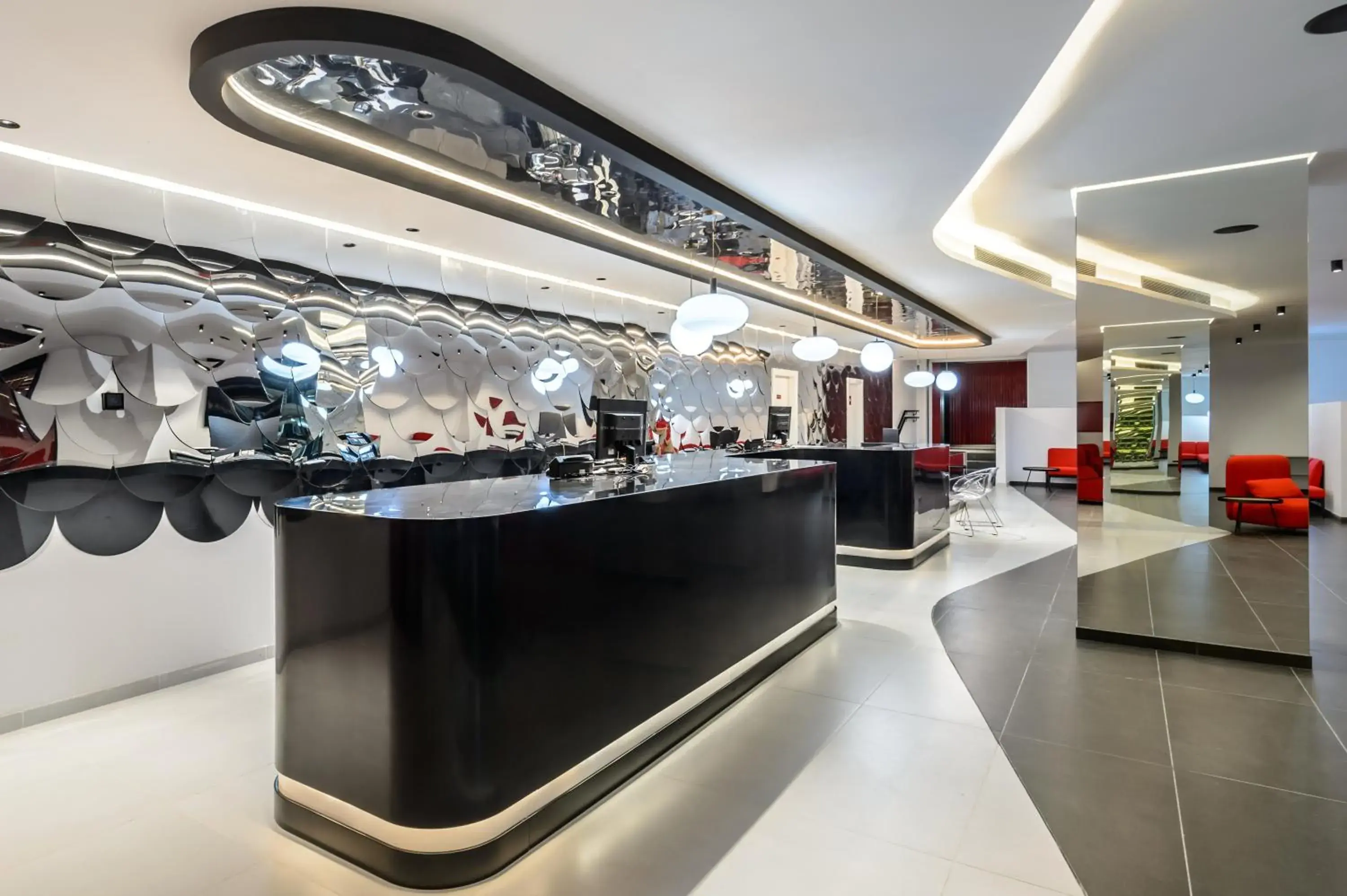 Lobby or reception in Hotel Vibra District - Adults Only Lobby or reception in Hotel Vibra District - Adults Only