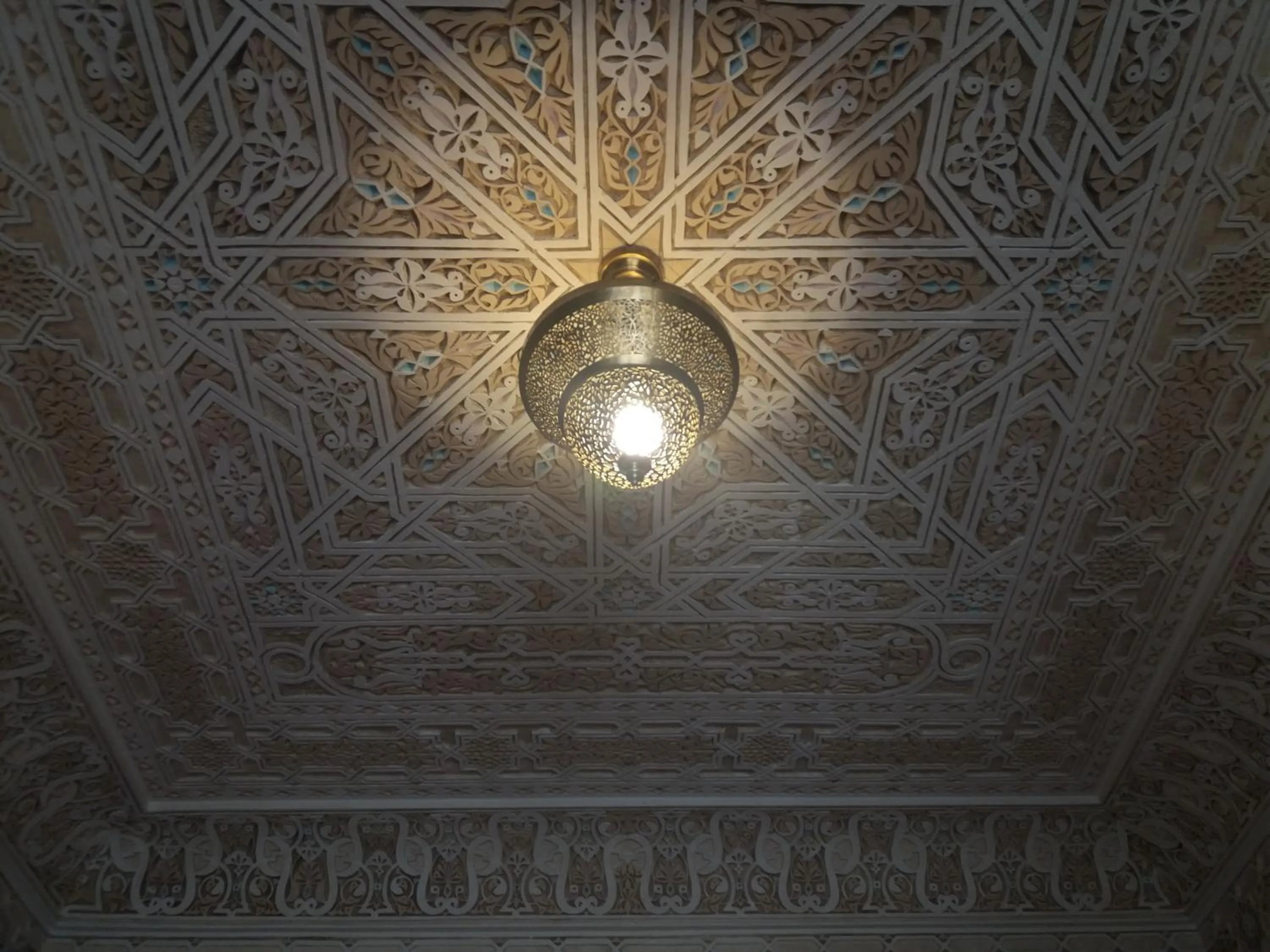 Decorative detail in Riad Dar Saidi