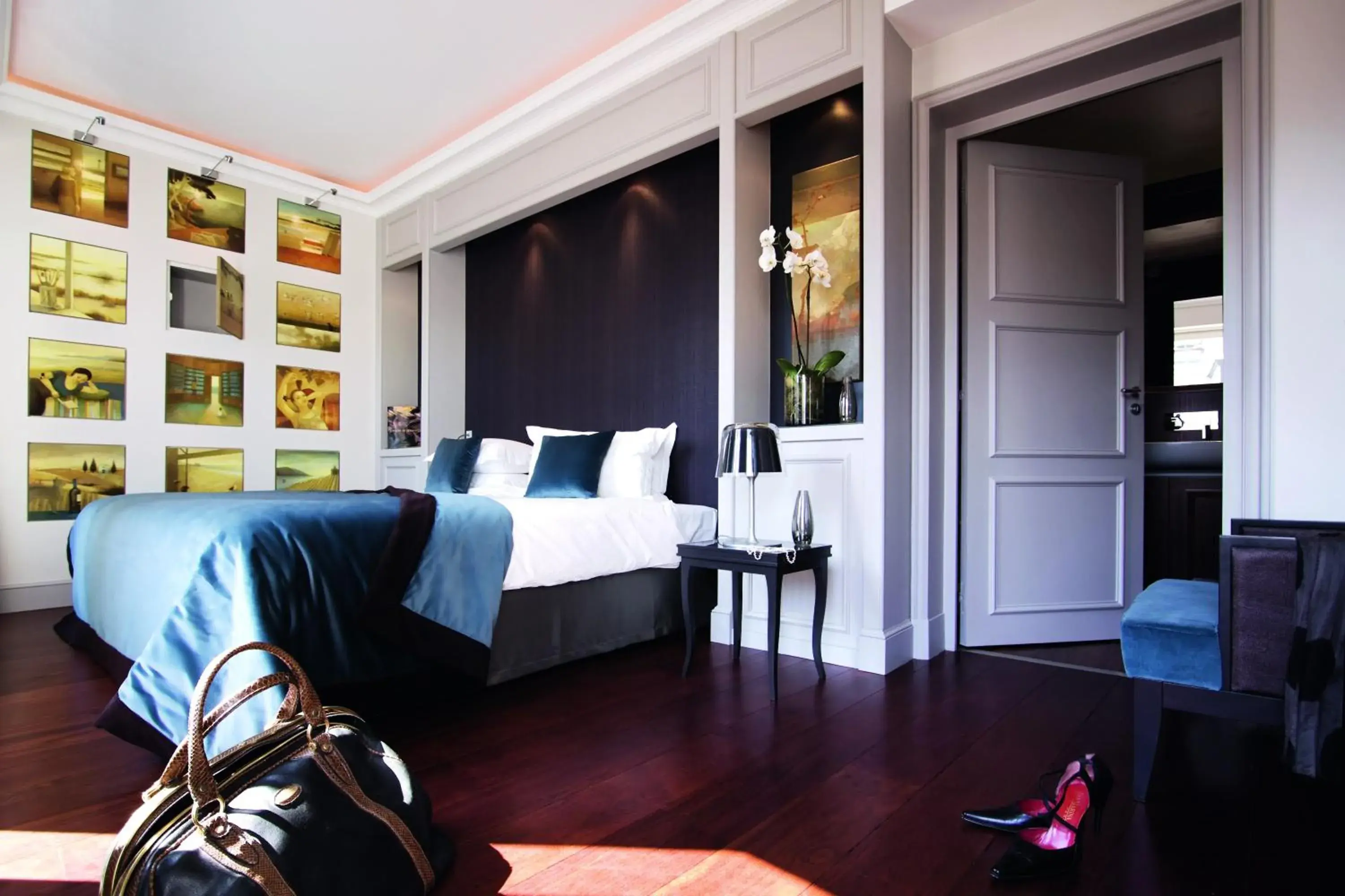 Balcony/Terrace, Bed in Le Mathurin Hotel & Spa Balcony/Terrace, Bed in Le Mathurin Hotel & Spa