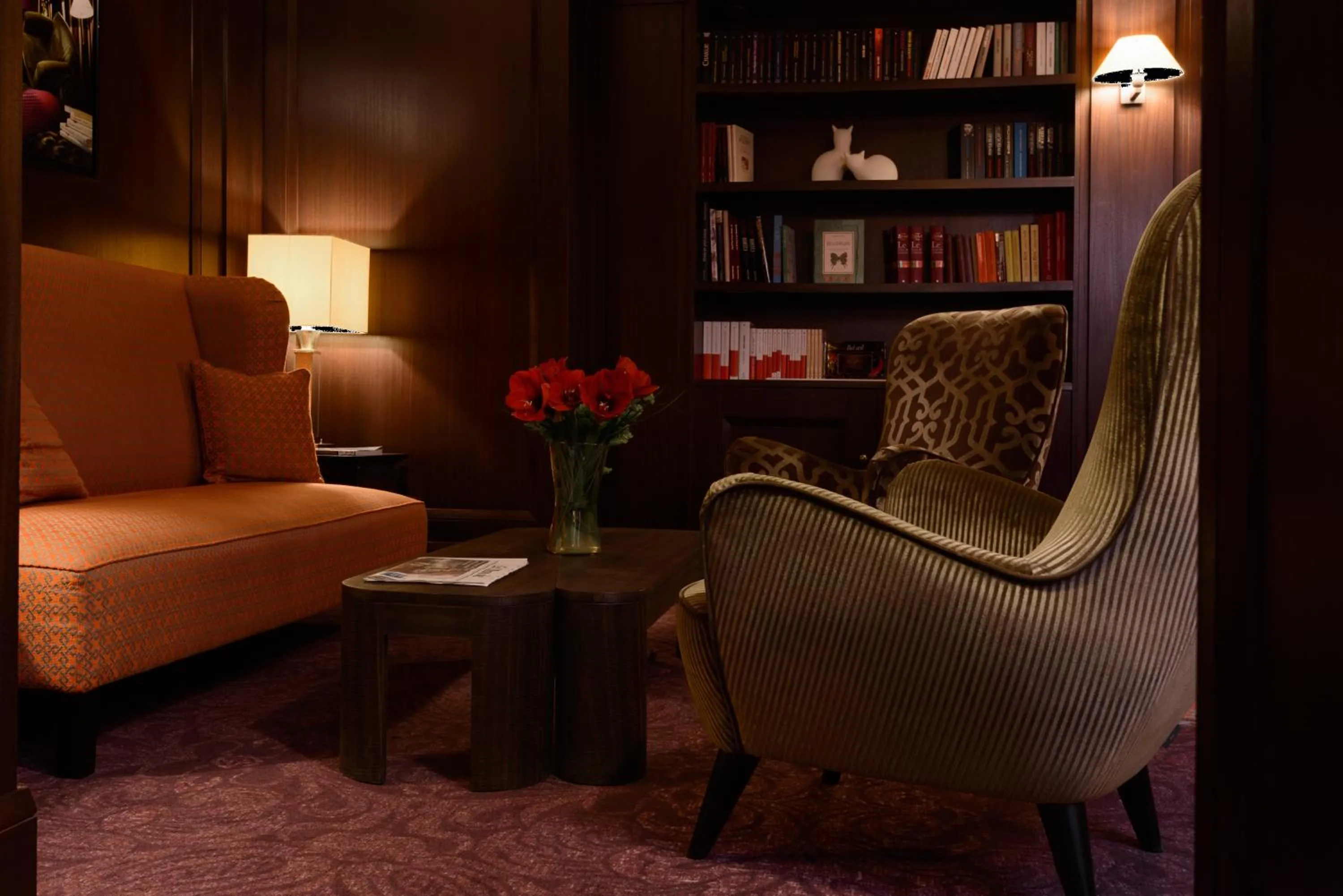 Communal lounge/ TV room in Le Mathurin Hotel & Spa