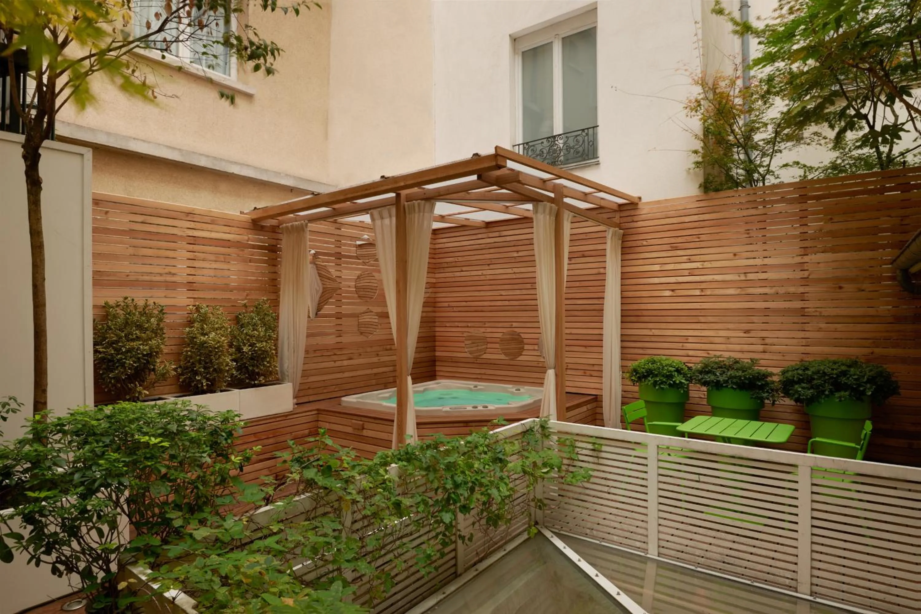 Patio in Le Mathurin Hotel & Spa