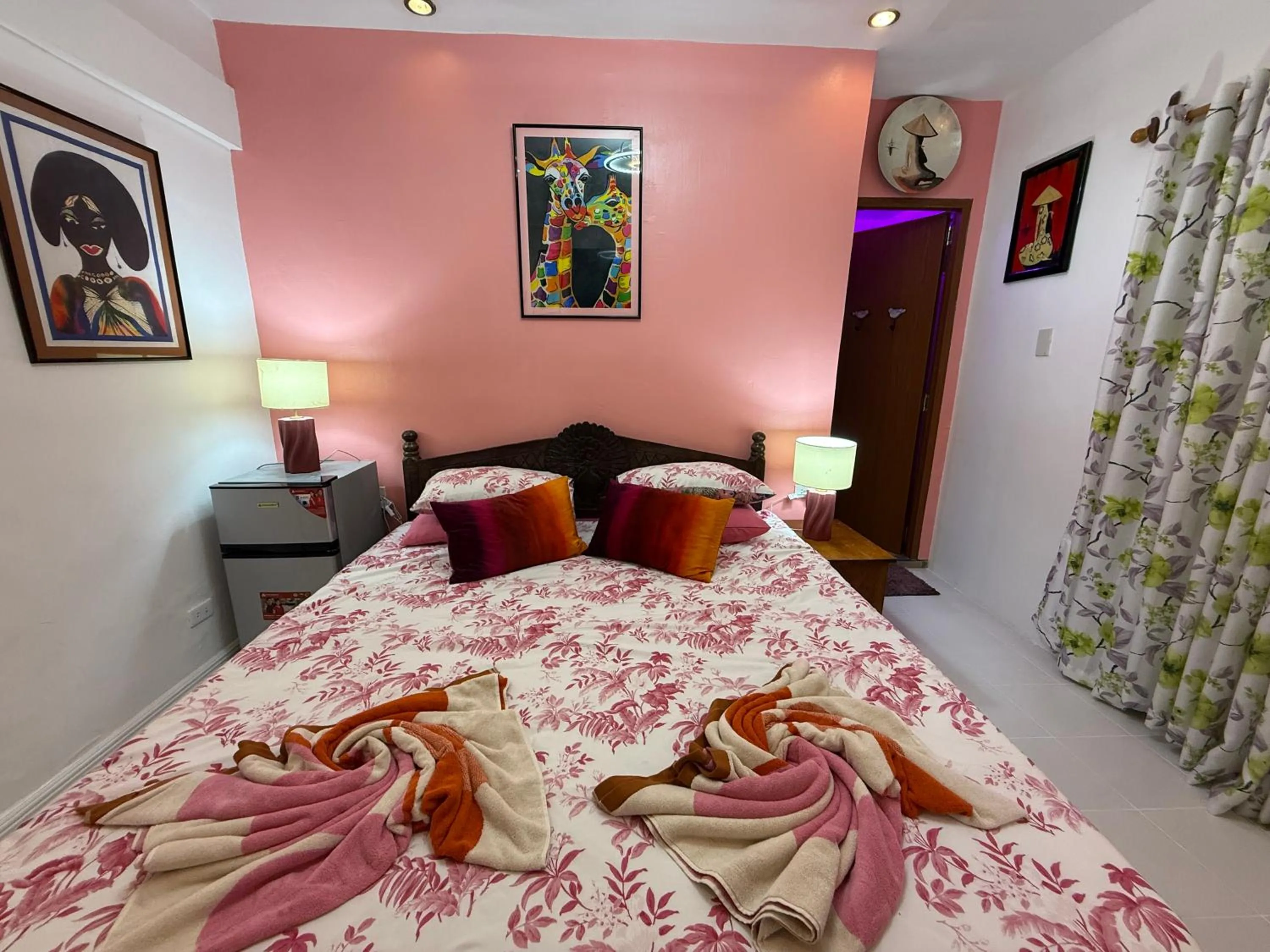 Bed in Lala Panzi Bed and Breakfast