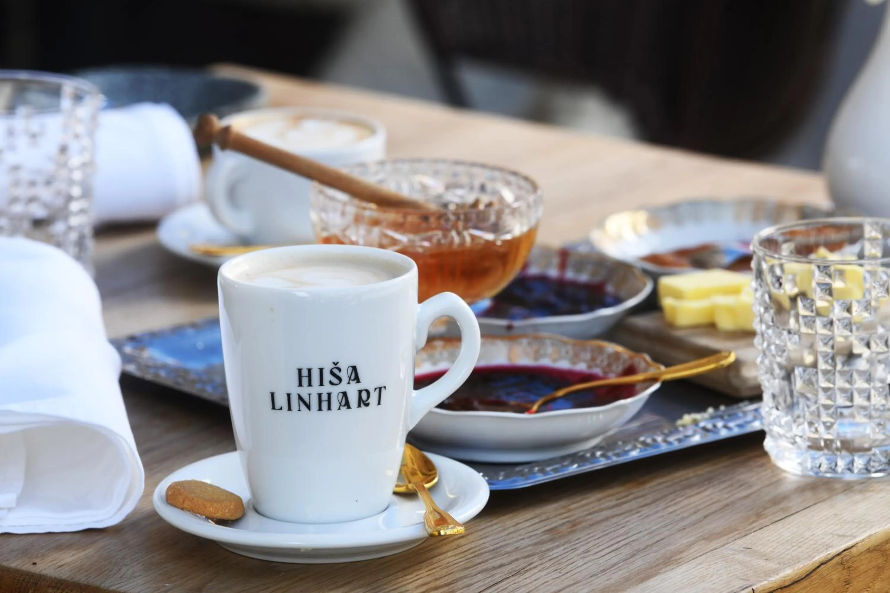 Breakfast in Hiša Linhart, Hotel & Restaurant