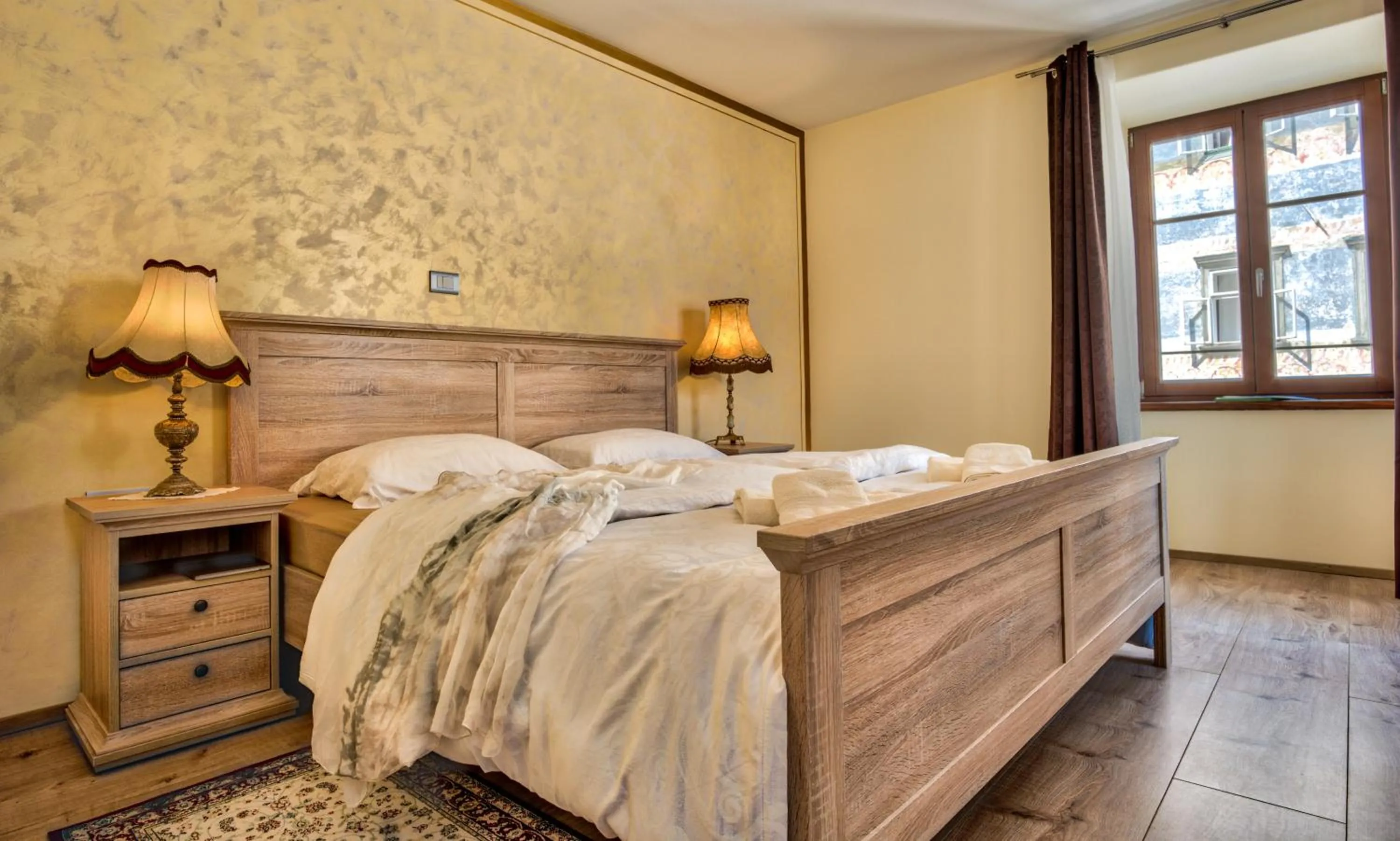 Photo of the whole room, Bed in Hiša Linhart, Hotel & Restaurant